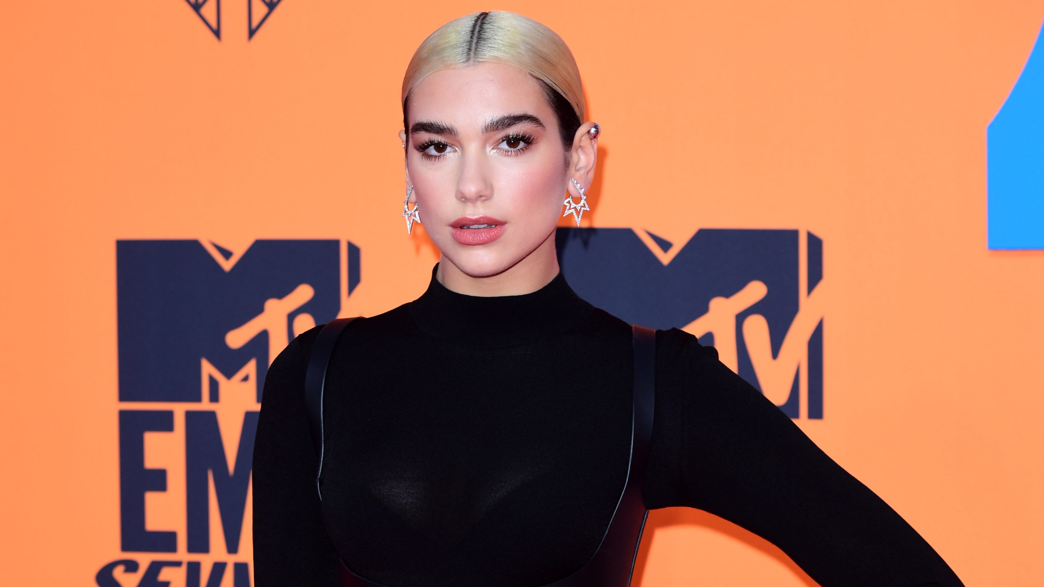 Dua Lipa at the MTV EMAs in 2019