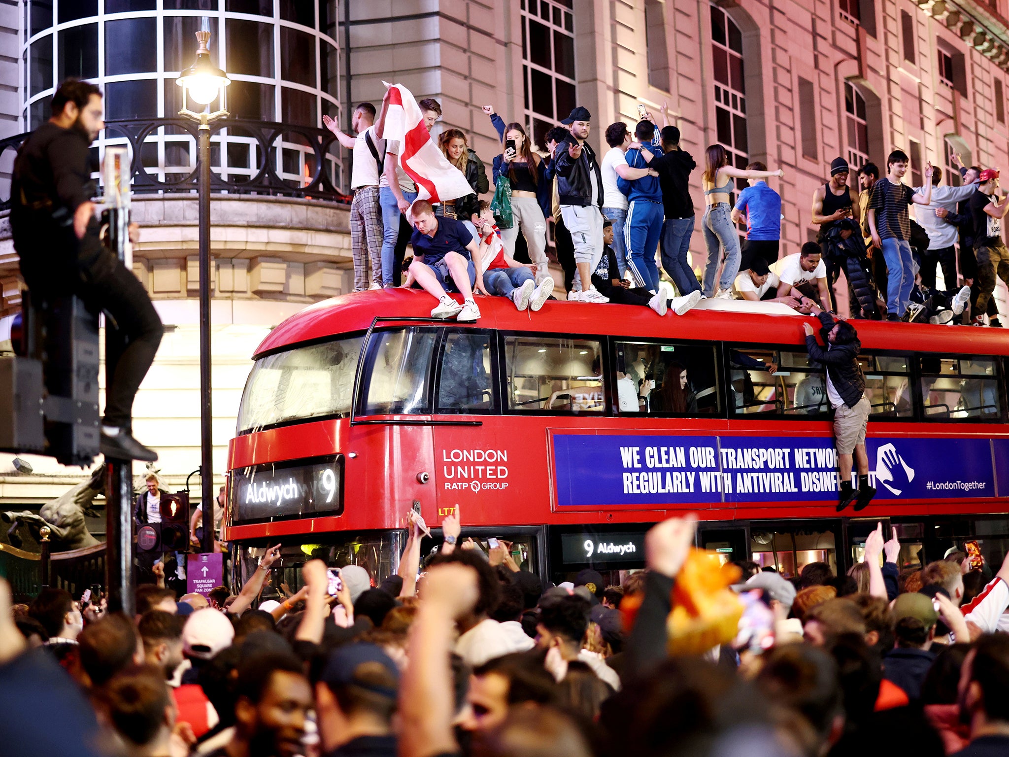 Fans gathered in huge numbers after win on Wednesday