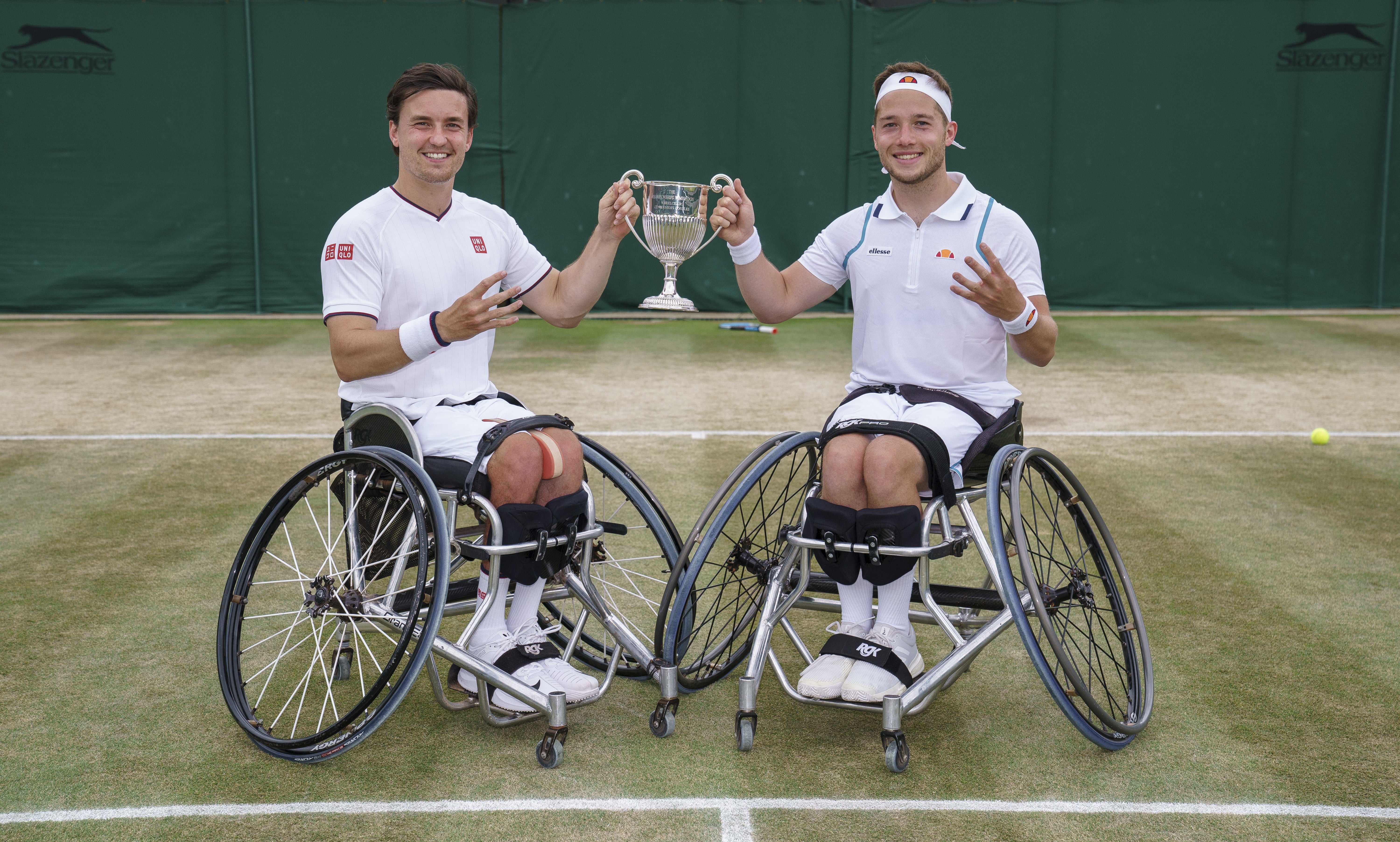 Alfie Hewett and Gordon Reid continued their grand slam winning streak