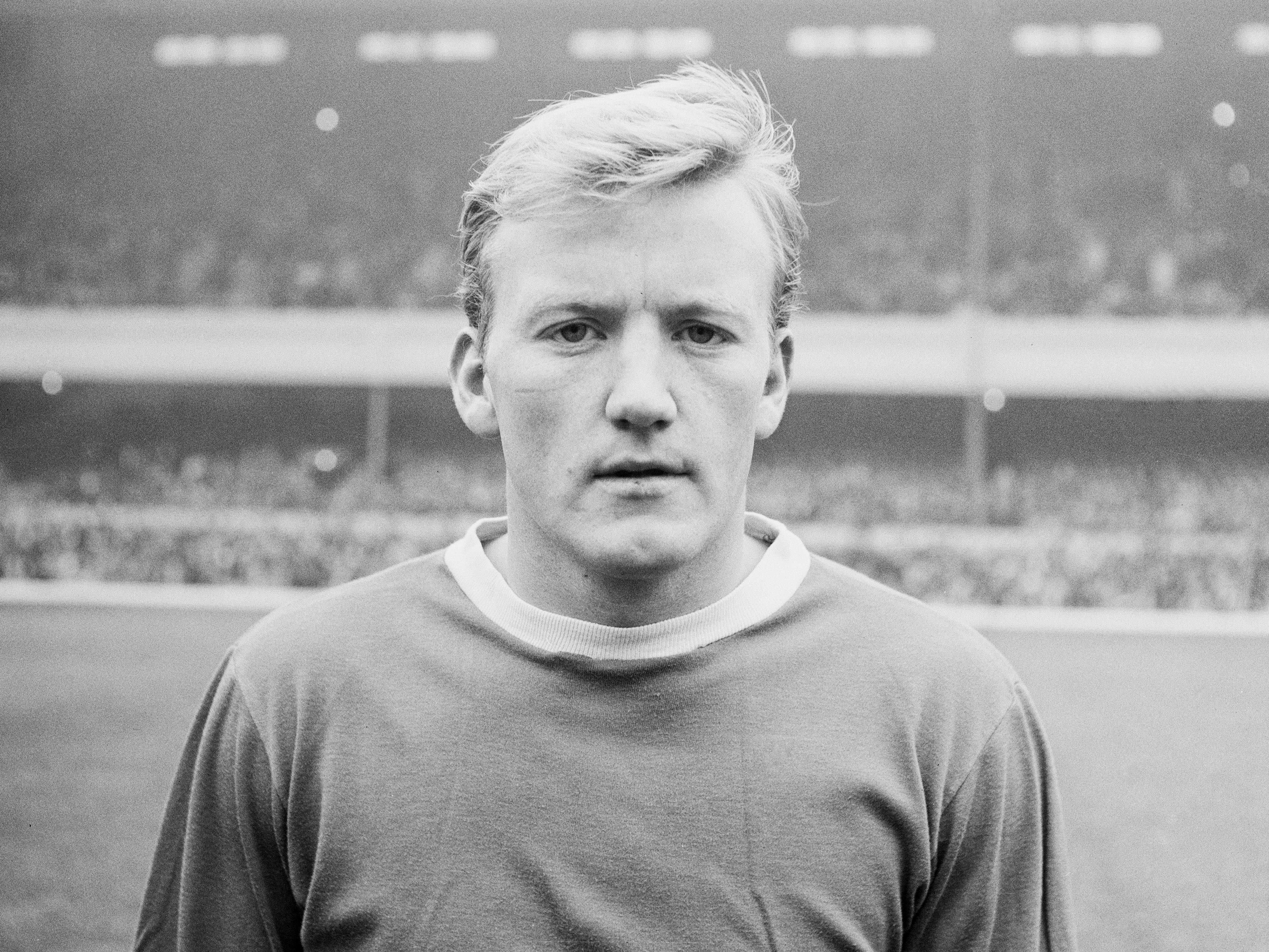 Scottish footballer Jimmy Gabriel of Everton pictured in November 1964