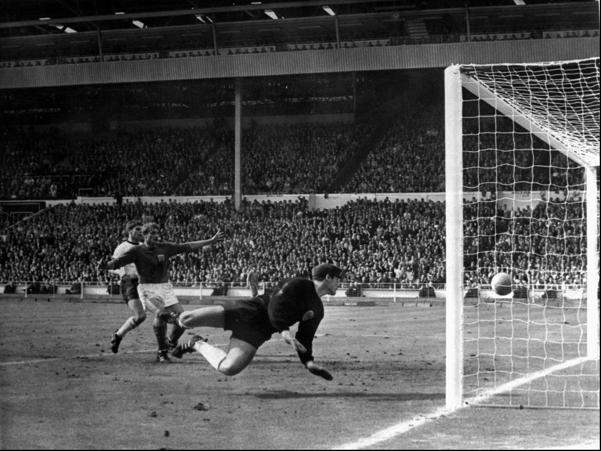 Geoff Hurst’s controversial second goal in 1966