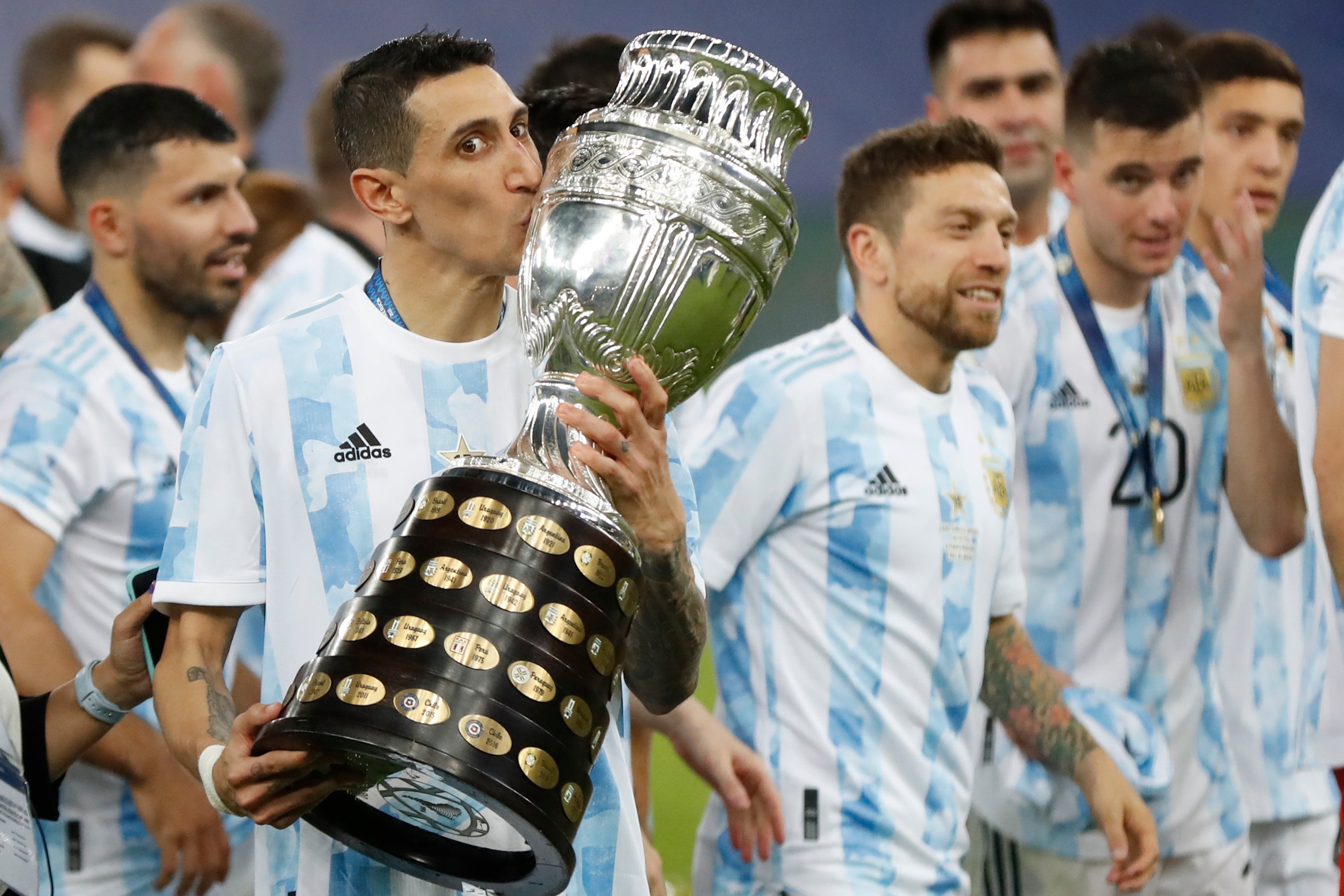 Argentina, winners of the Copa America last year, take on Italy at Wembley