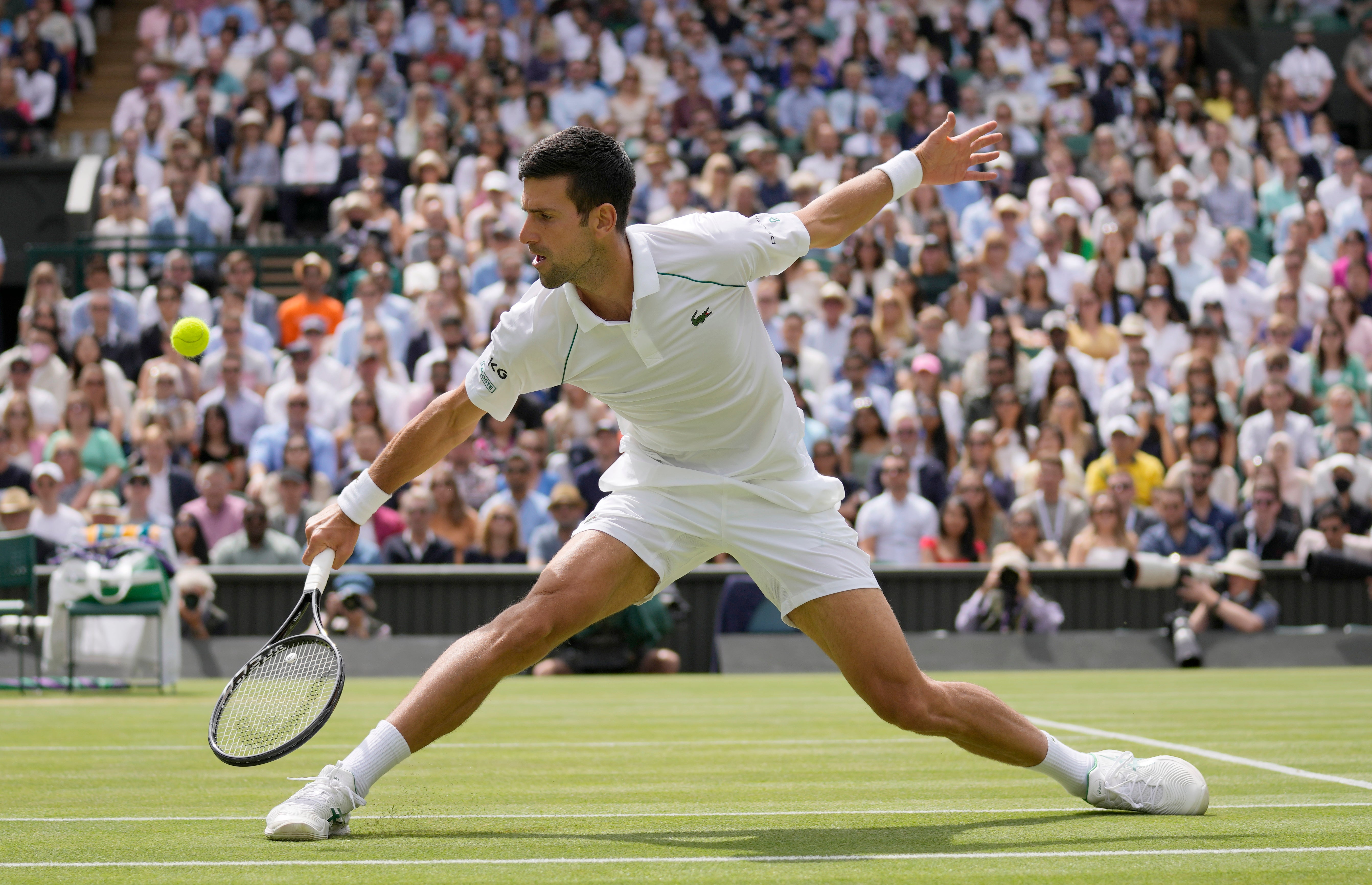 Djokovic had to work hard against Berrettini, who wasn’t going to give up without a fight