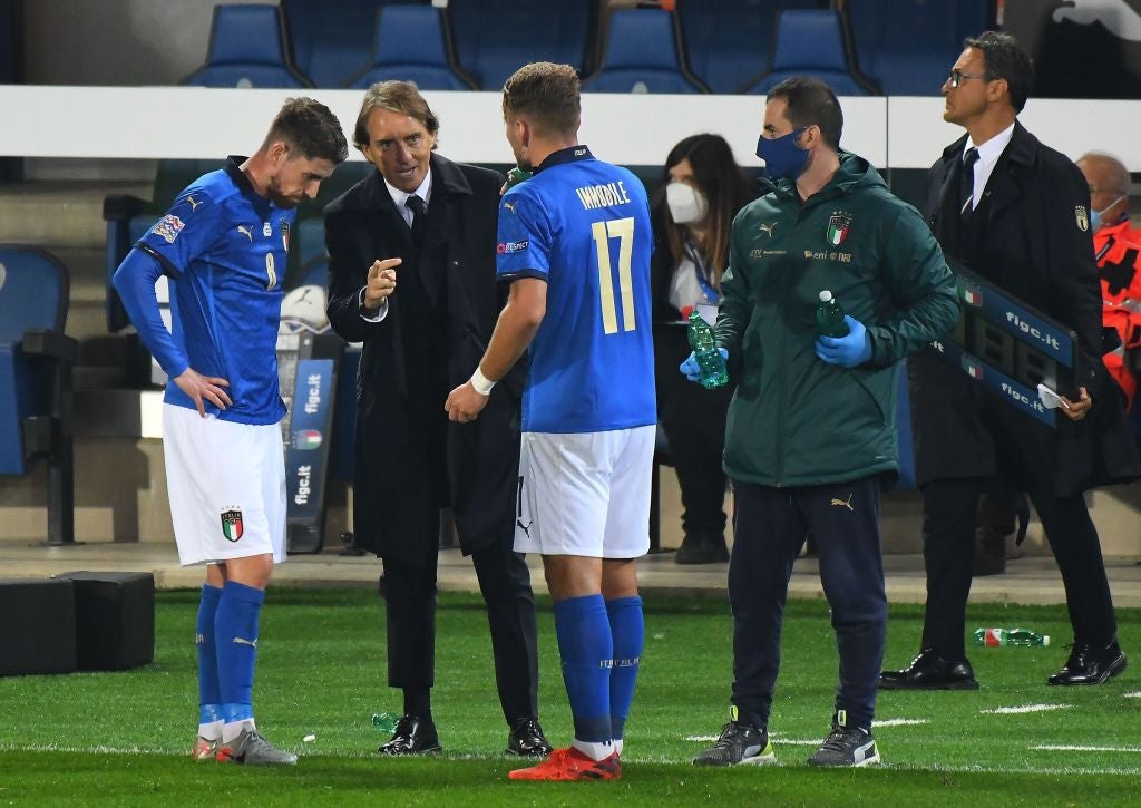 Mancini has rebuilt the Italy team after the humiliation of failing to qualify for the 2018 World Cup