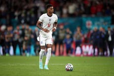 Marcus Rashford apologises for missed penalty in moving Twitter post