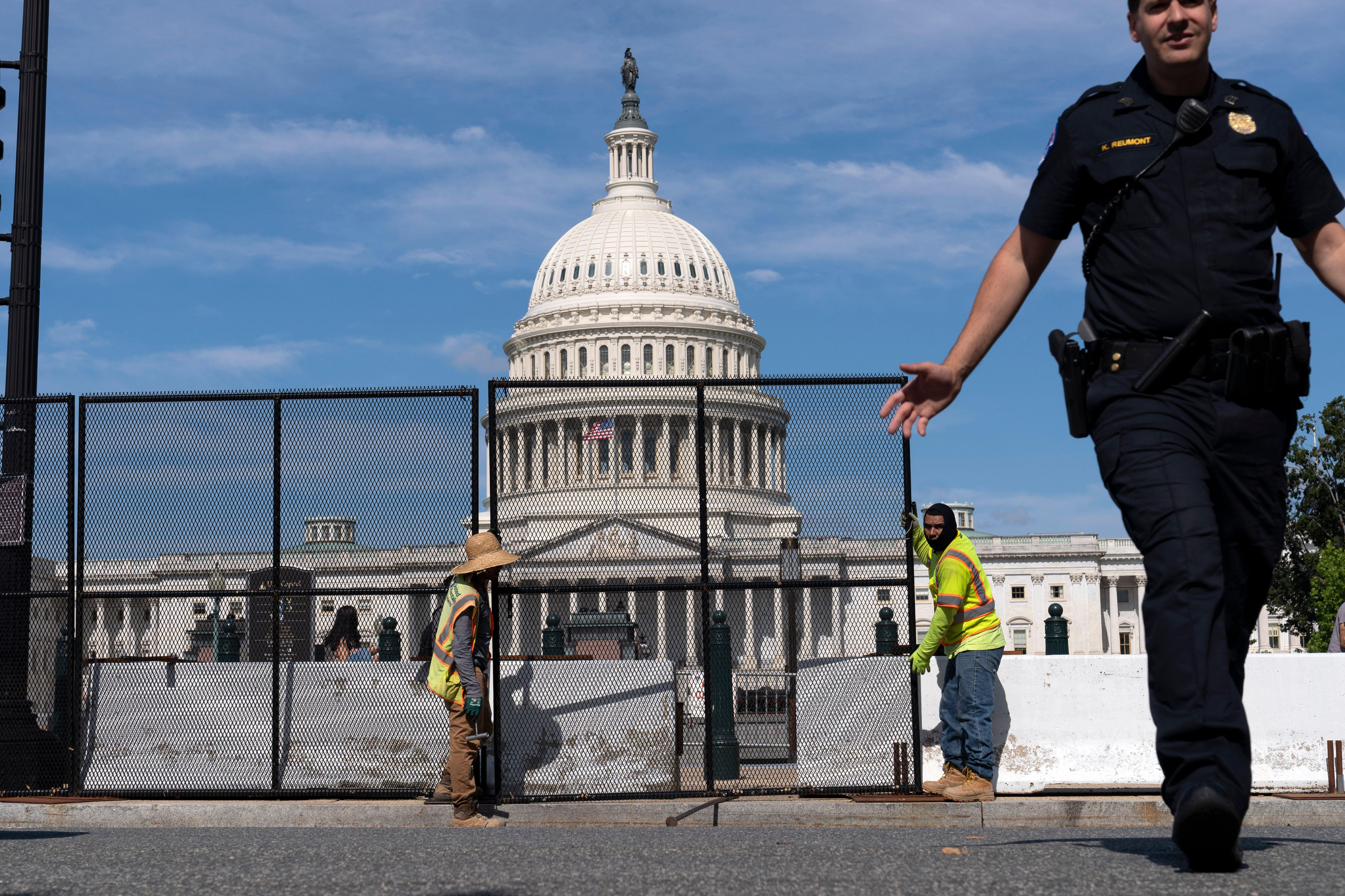 Capitol Breach Fence