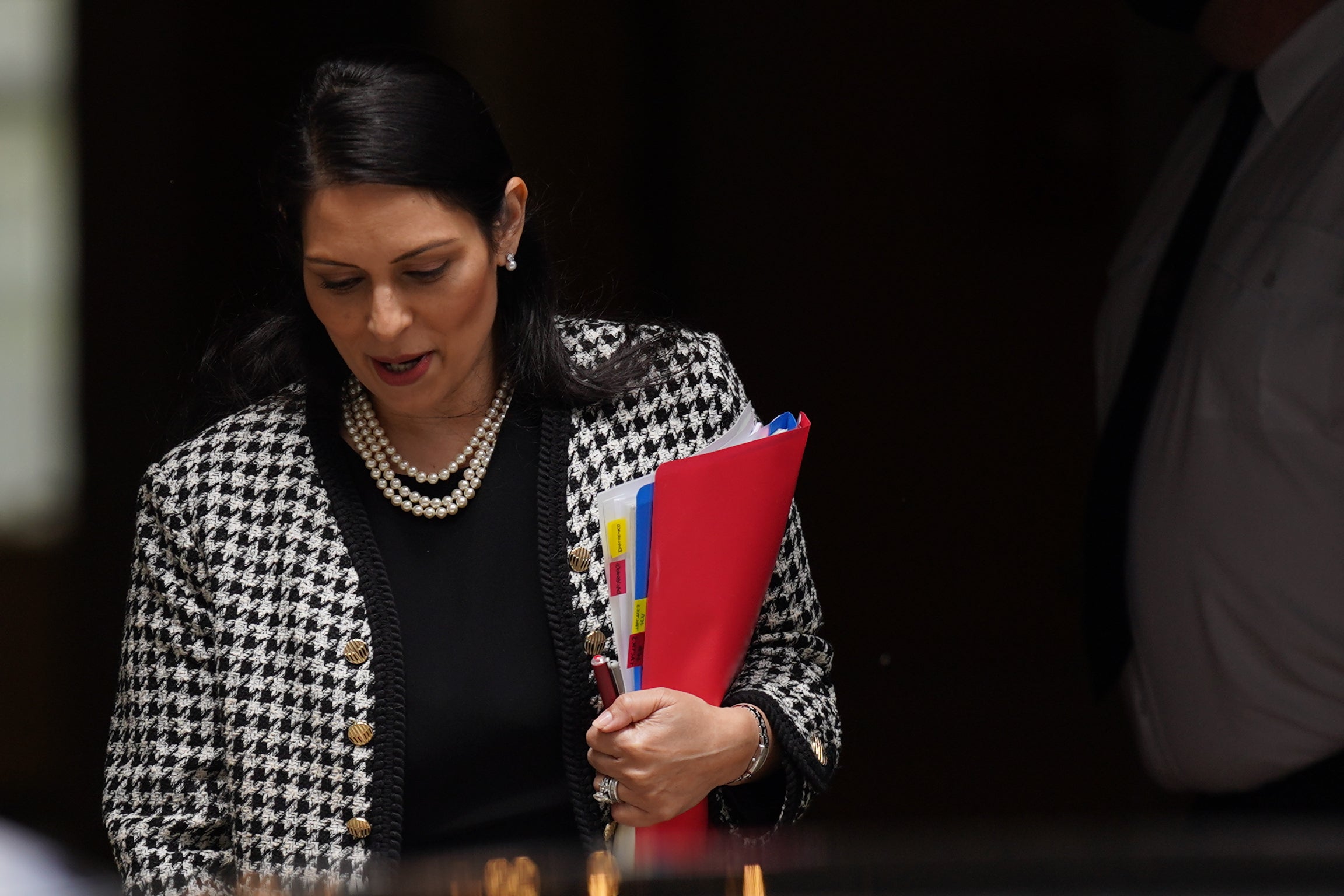 Priti Patel, the home secretary, said taking the knee was a ‘gesture’