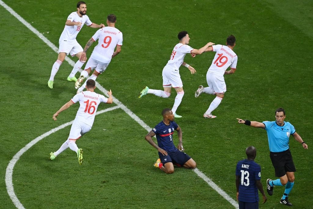 The evening of 28 June produced the shock of Switzerland eliminating France after a two-goal comeback in a 3-3 draw