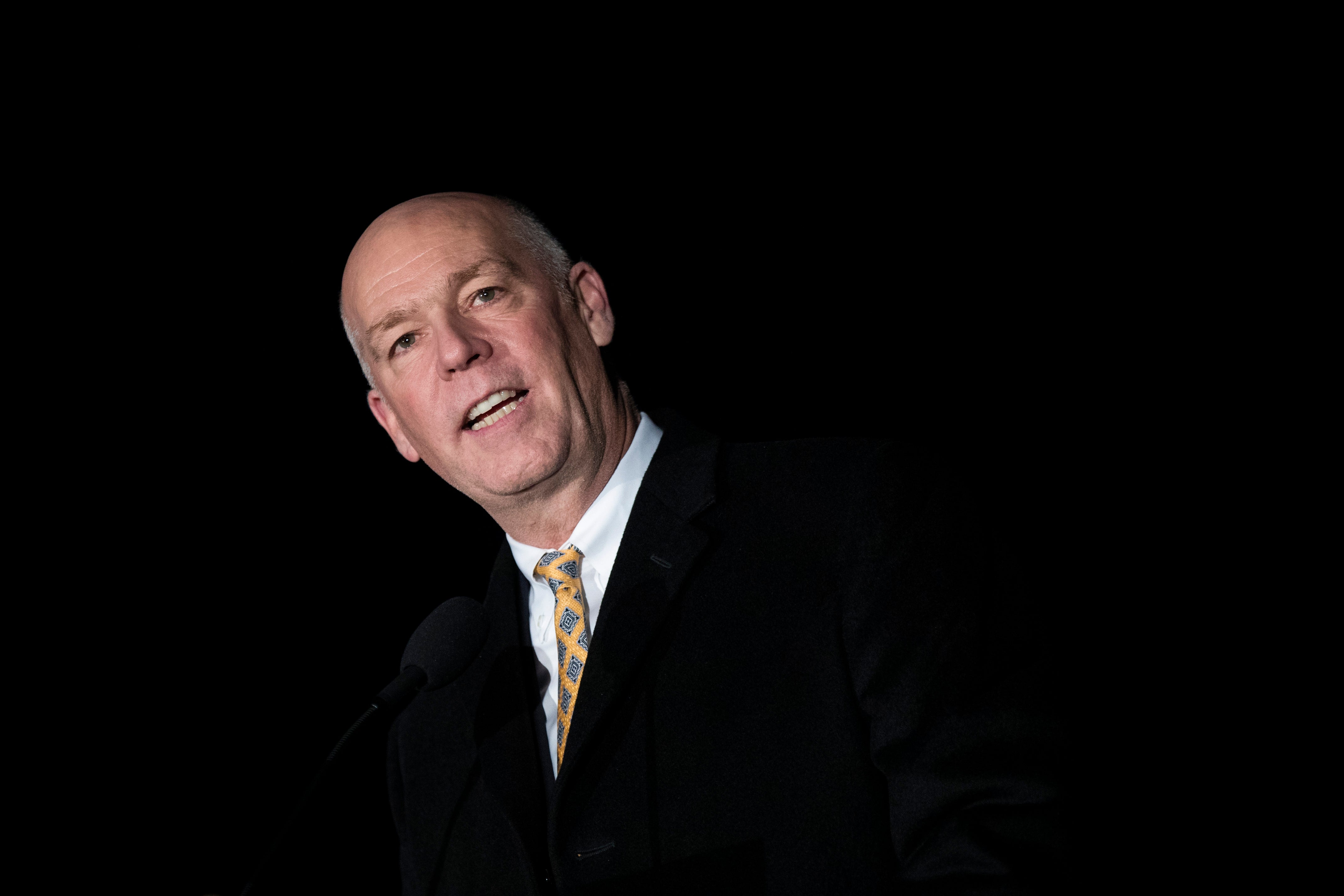 File: Greg Gianforte has been lobbied by his son to veto bills tragetting transgender people