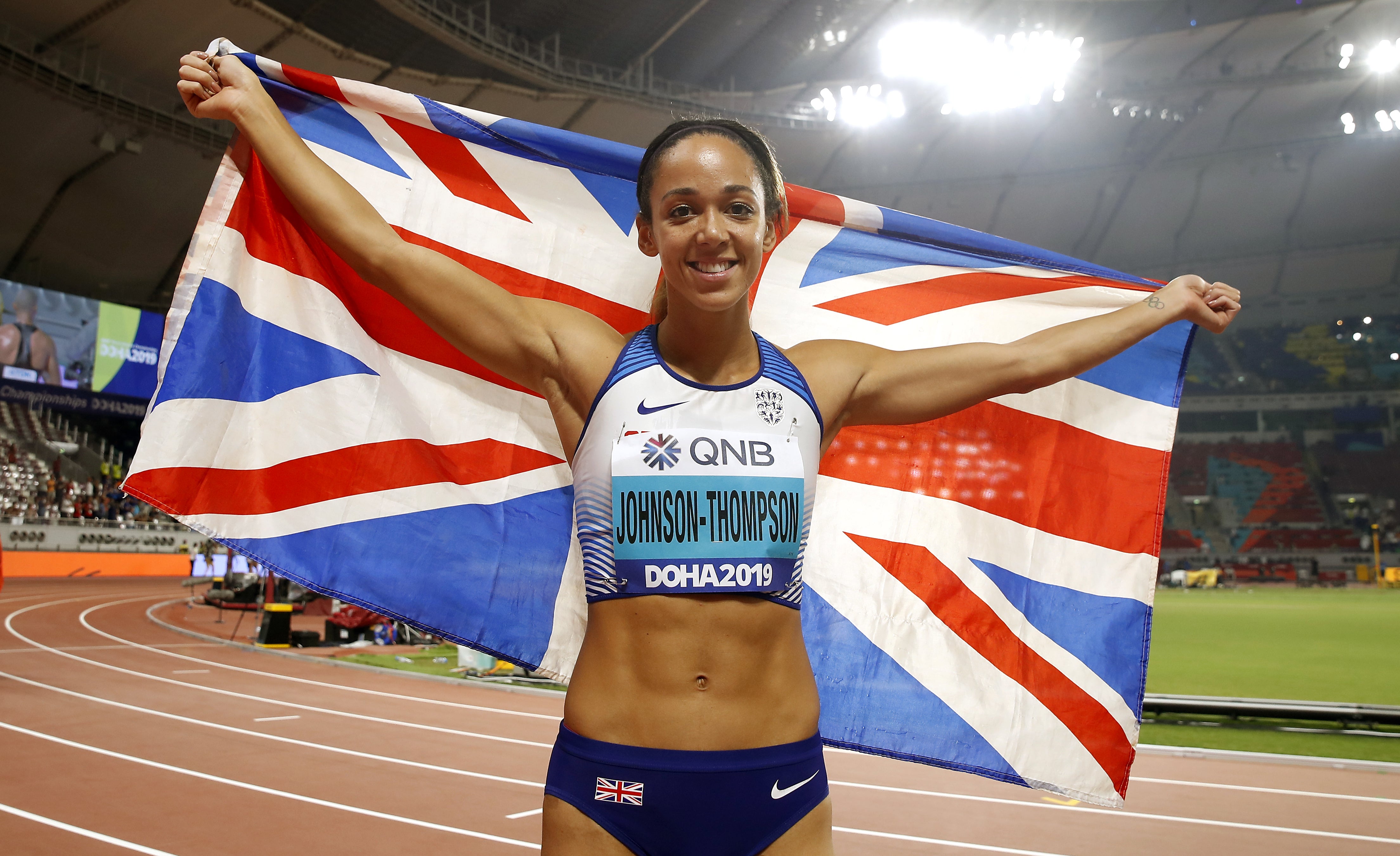 Great Britain’s Katarina Johnson-Thompson no has her sights set firmly on Tokyo