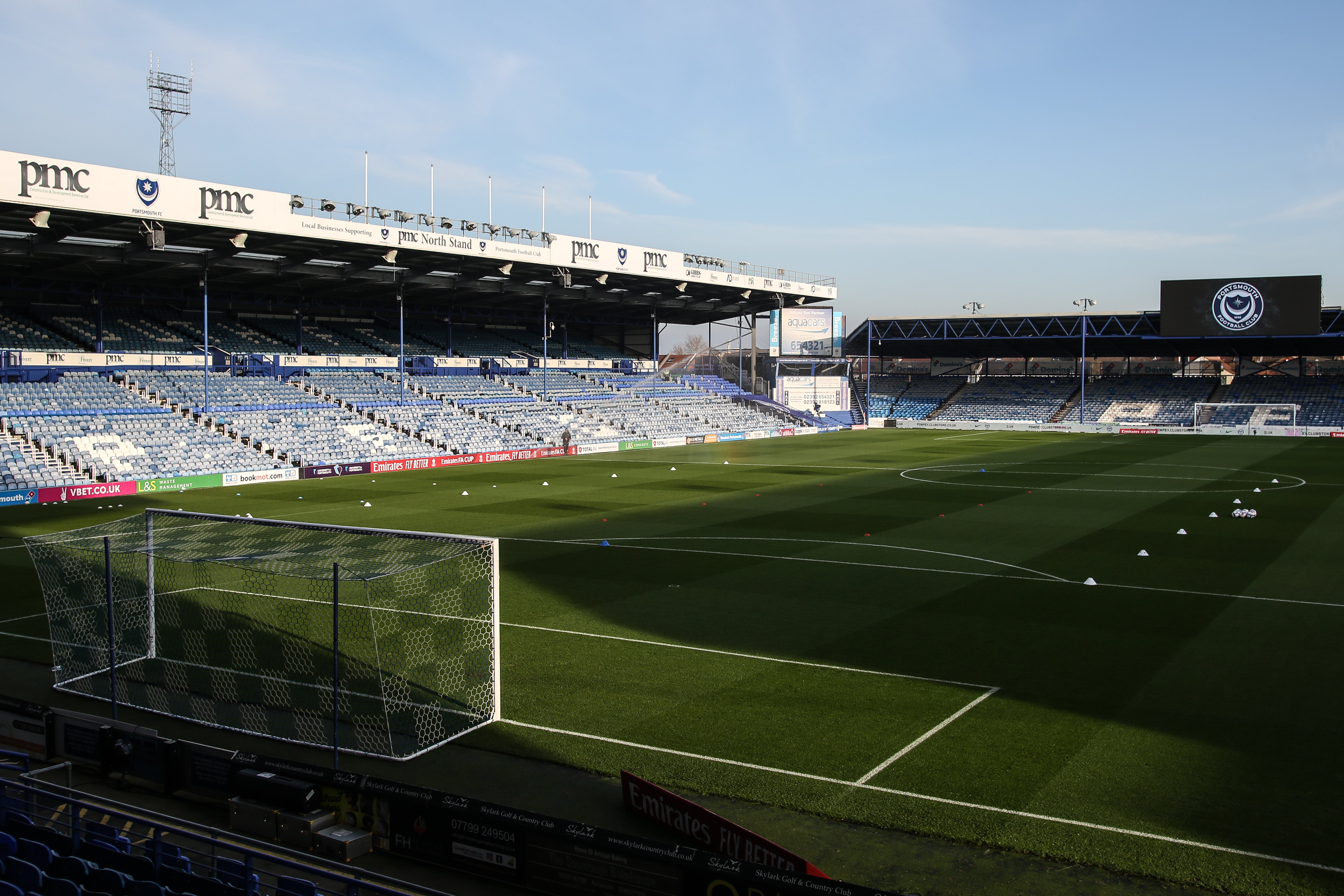 A general view of Fratton Park