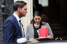 Priti Patel criticised by Labour for ‘not bothering to turn up’ to urgent question on racism