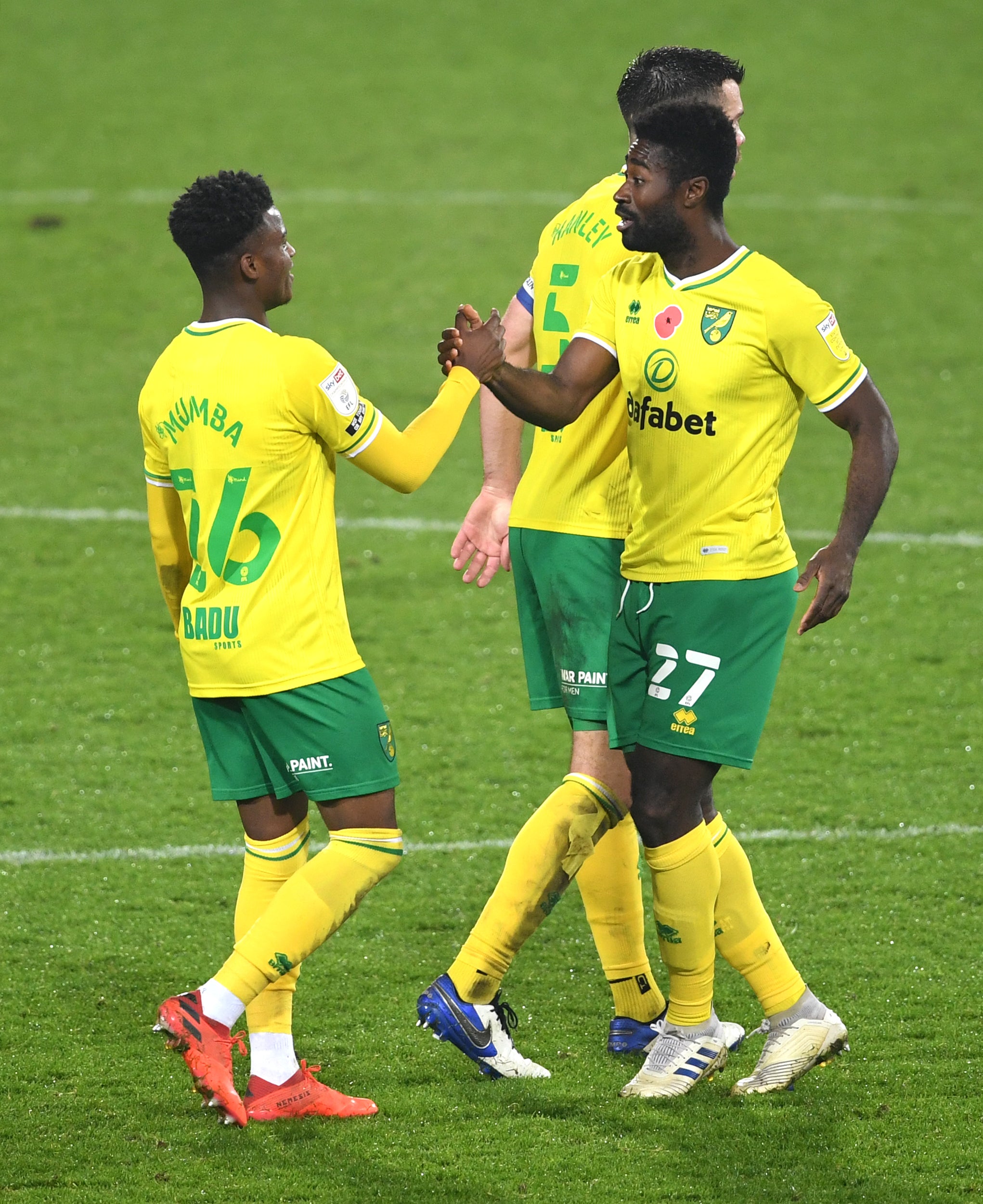 Bali Mumba (left) joined Norwich from Sunderland last summer (Joe Giddens/PA).