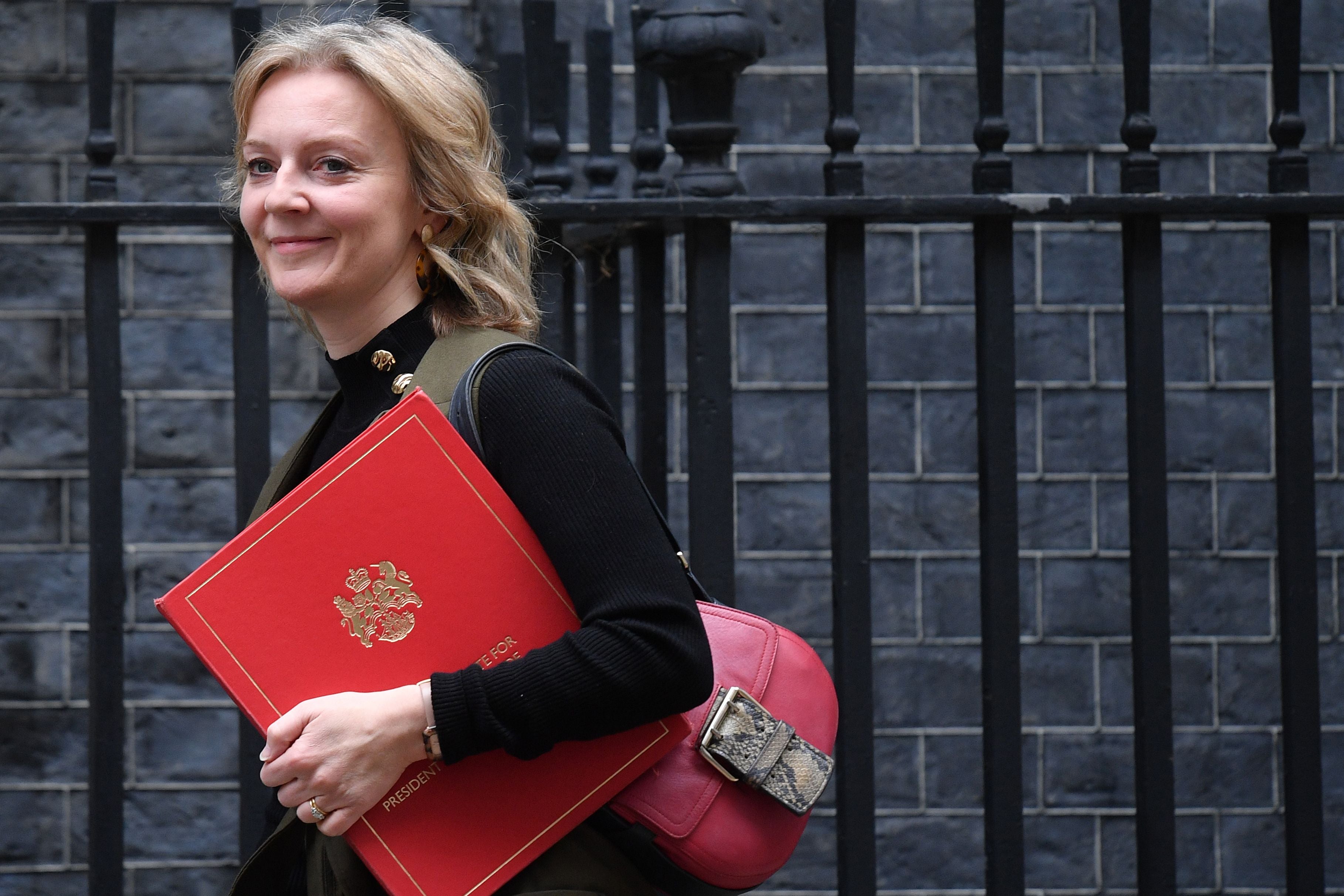 Trade Secretary Liz Truss ordered arms sales to resume on the basis that evidence of war crimes was too varied to constitute a pattern