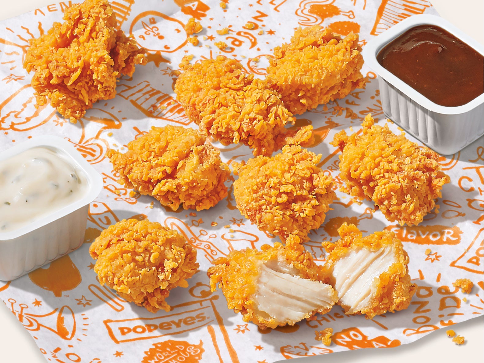 Popeyes nuggets