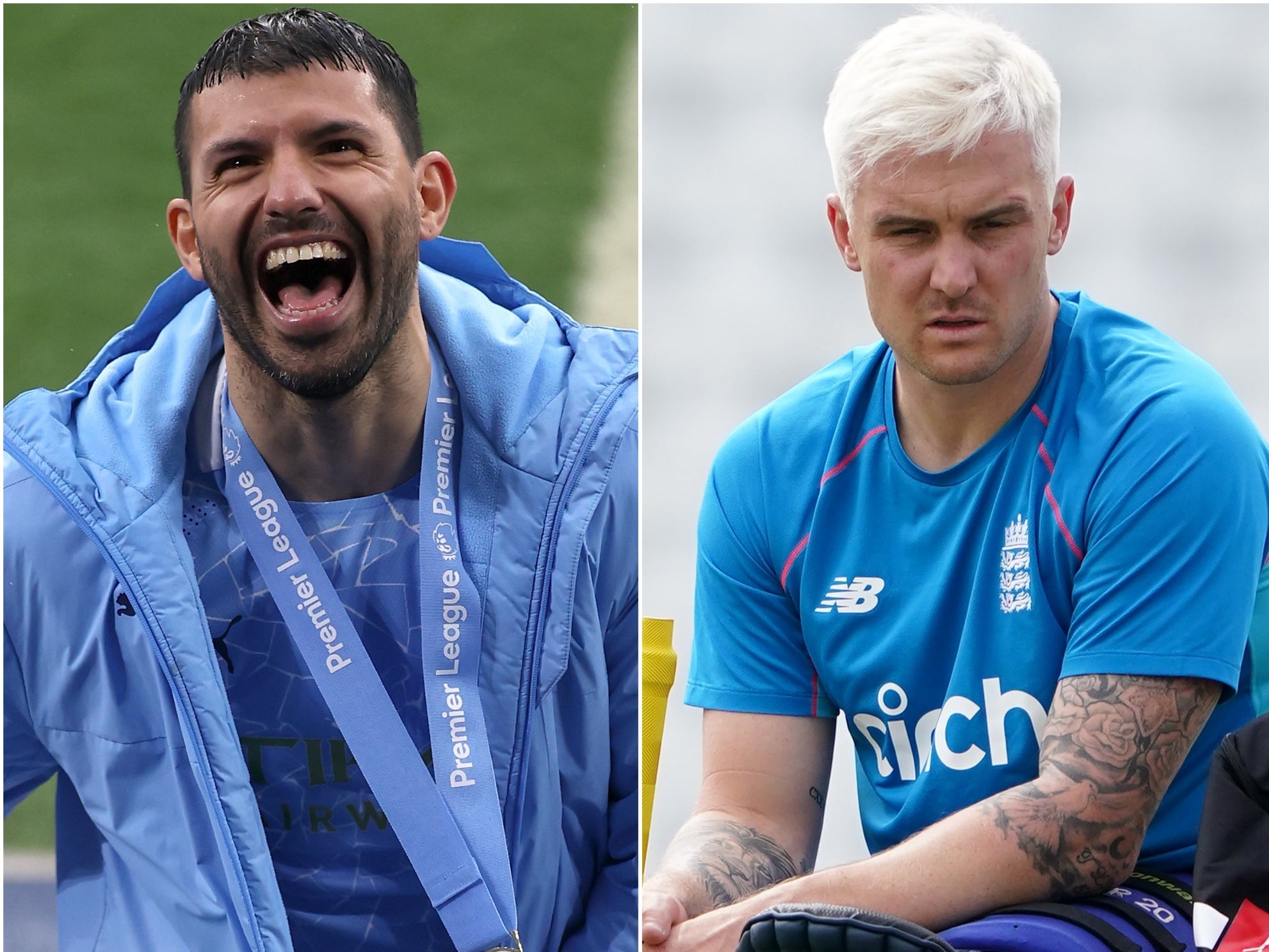 Sergio Aguero and Jason Roy