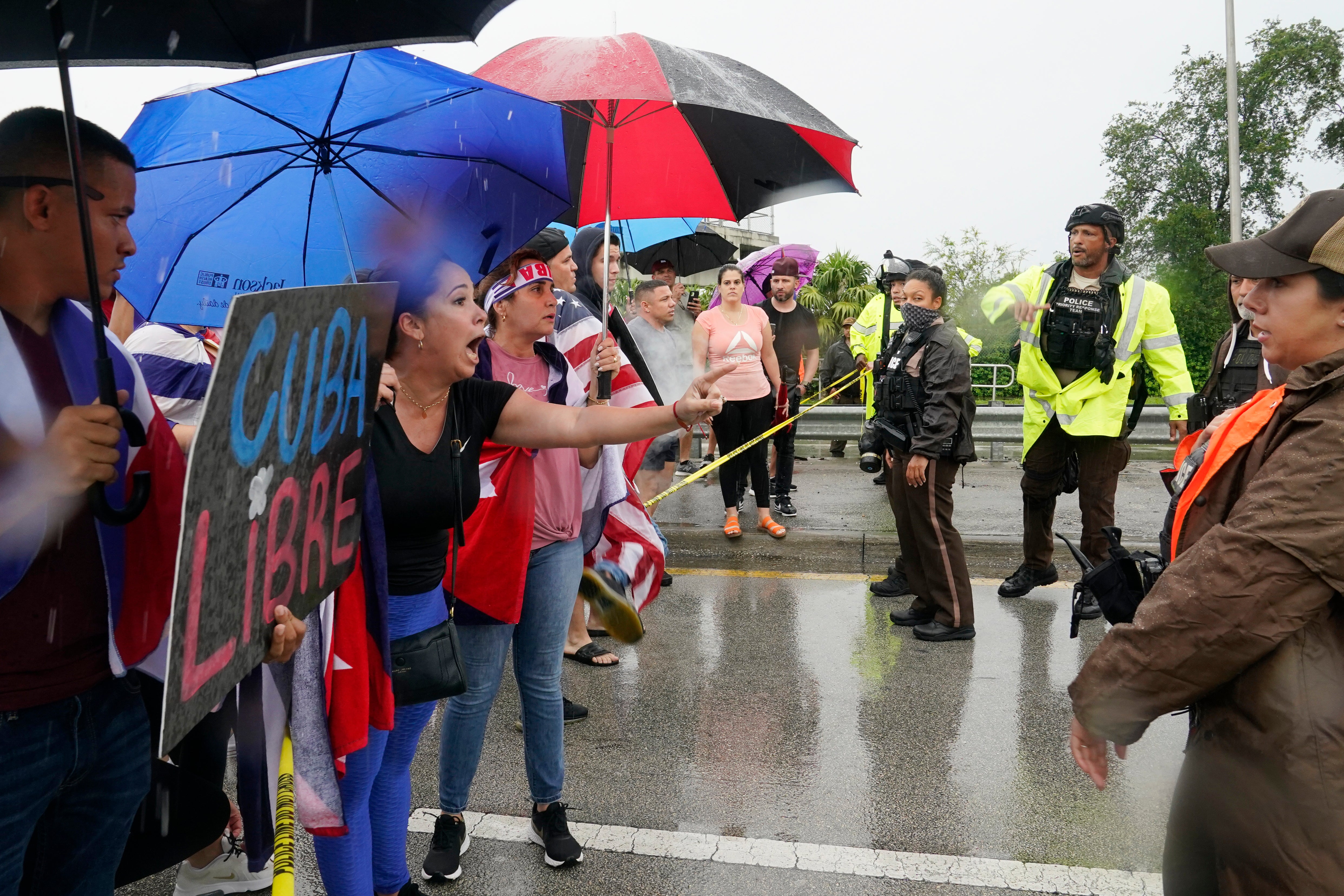 Cuba Protest Miami