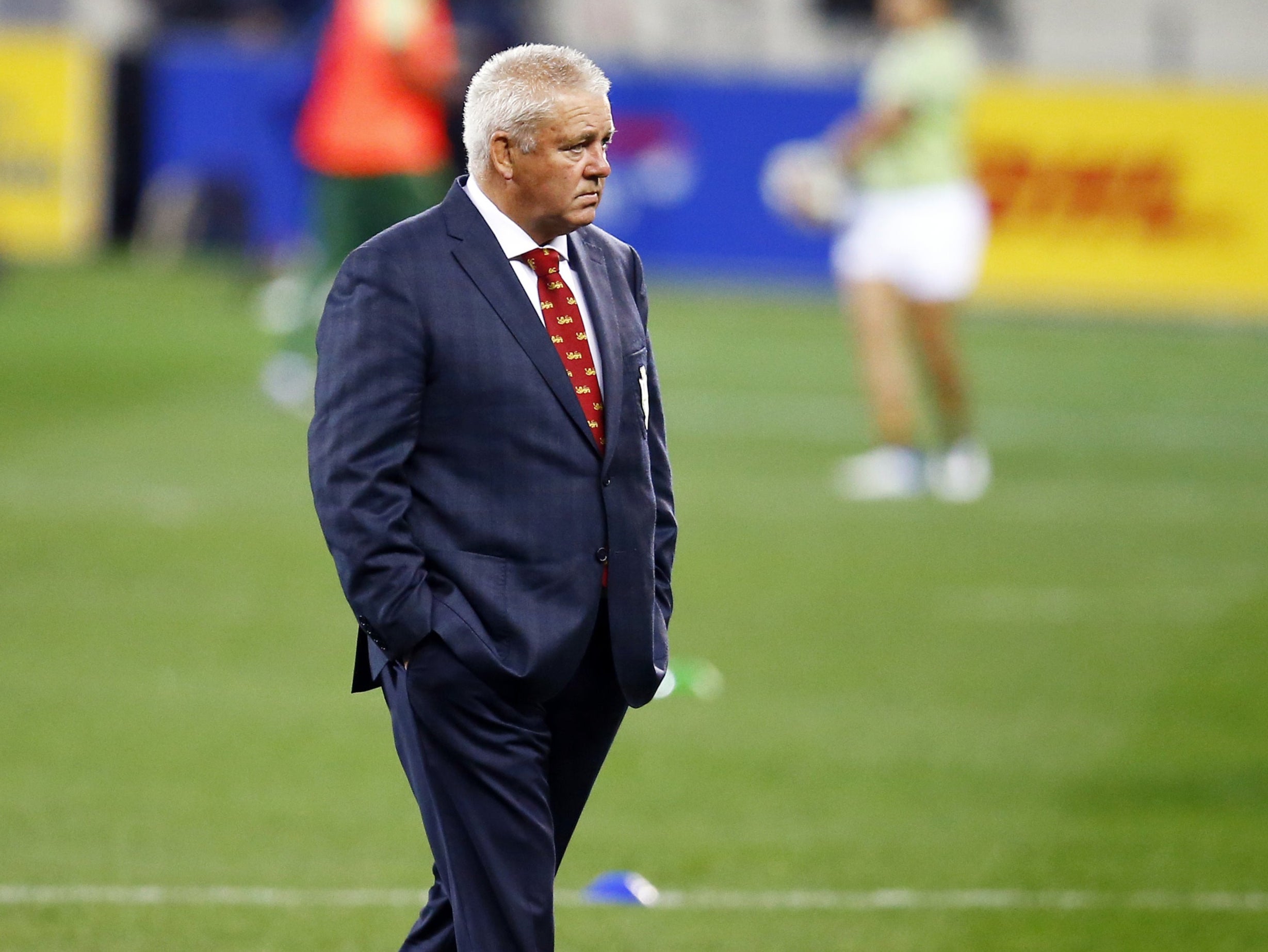 British and Irish Lions head coach Warren Gatland