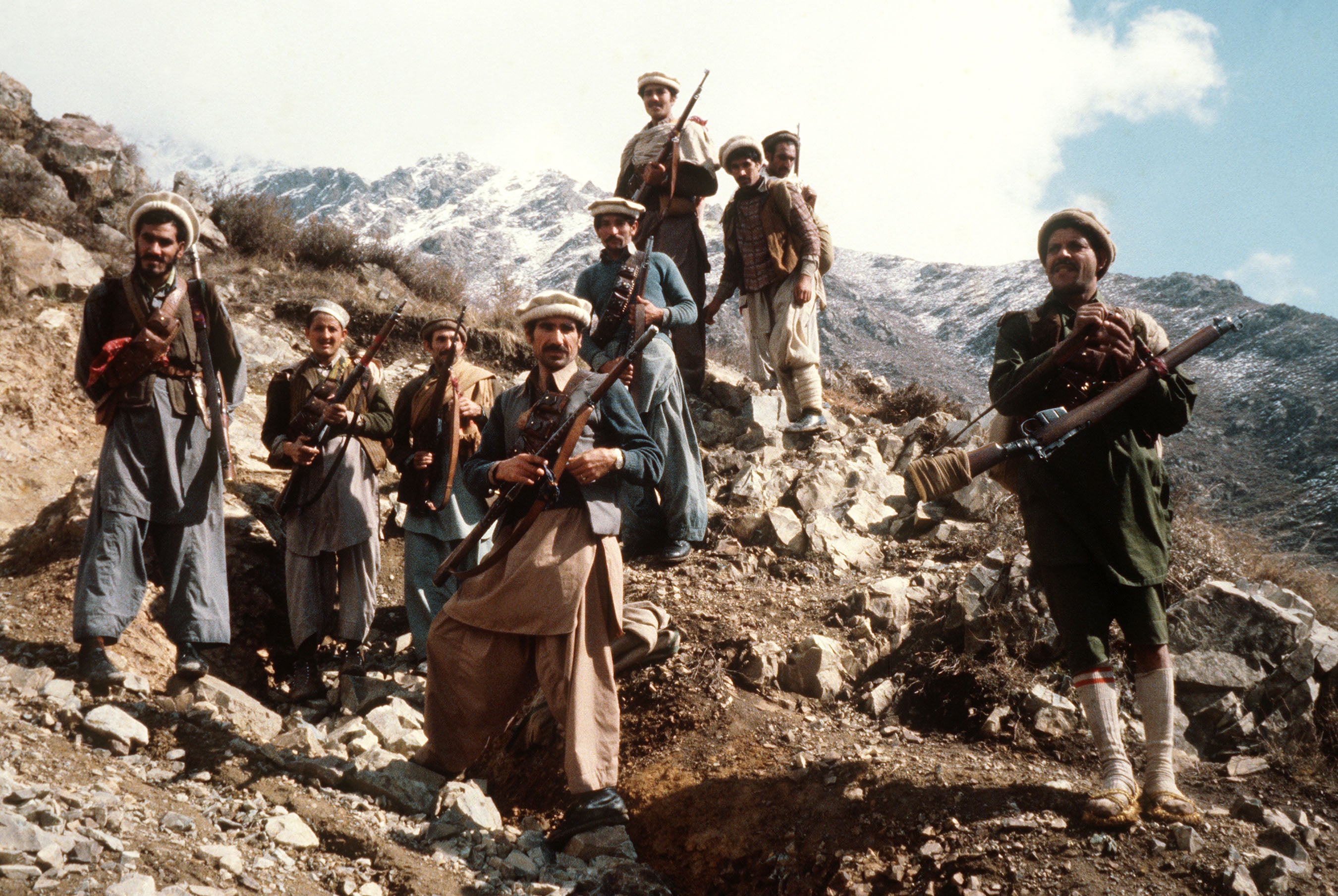 Resistance fighters who helped fight off the Red Army during the 1979-1989 invasion of Afghanistan