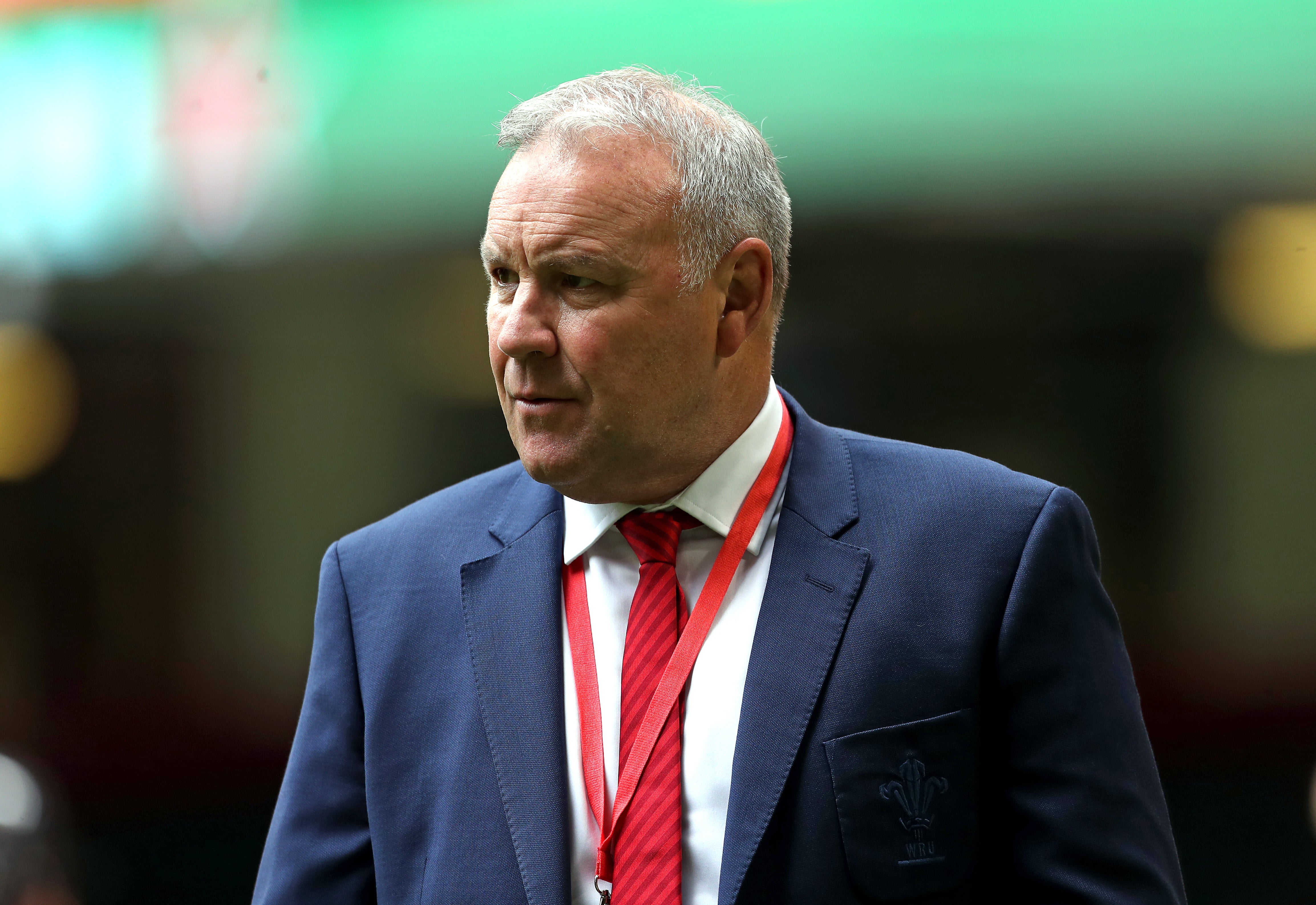 Wales head coach Wayne Pivac on the touchline