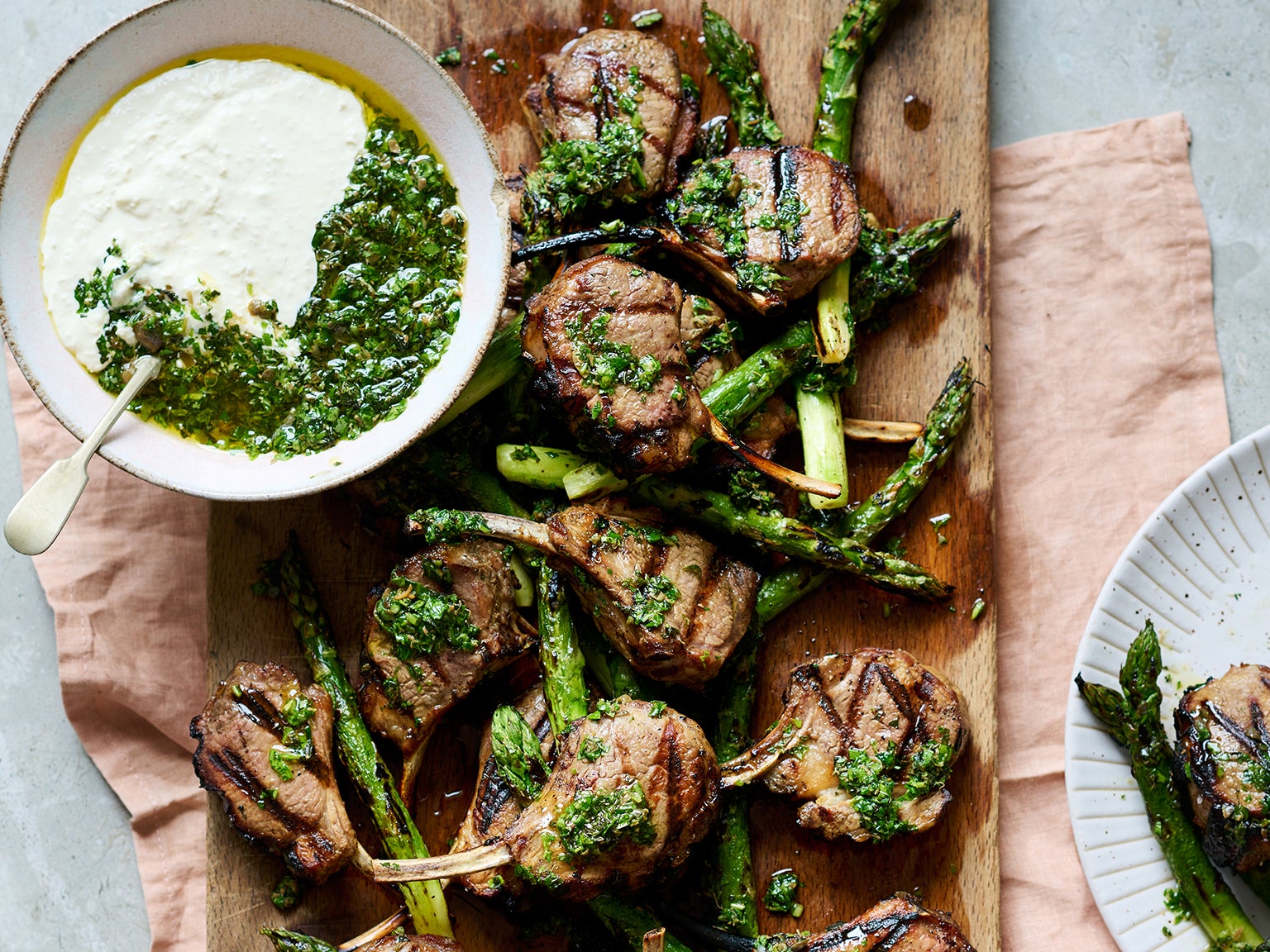 Little lamb cutlets are delicious griddled or barbecued