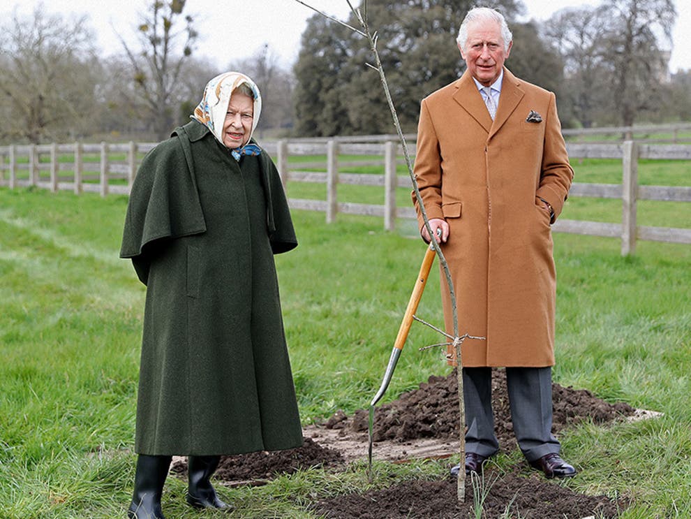 Queen Elizabeth II and Prince Charles