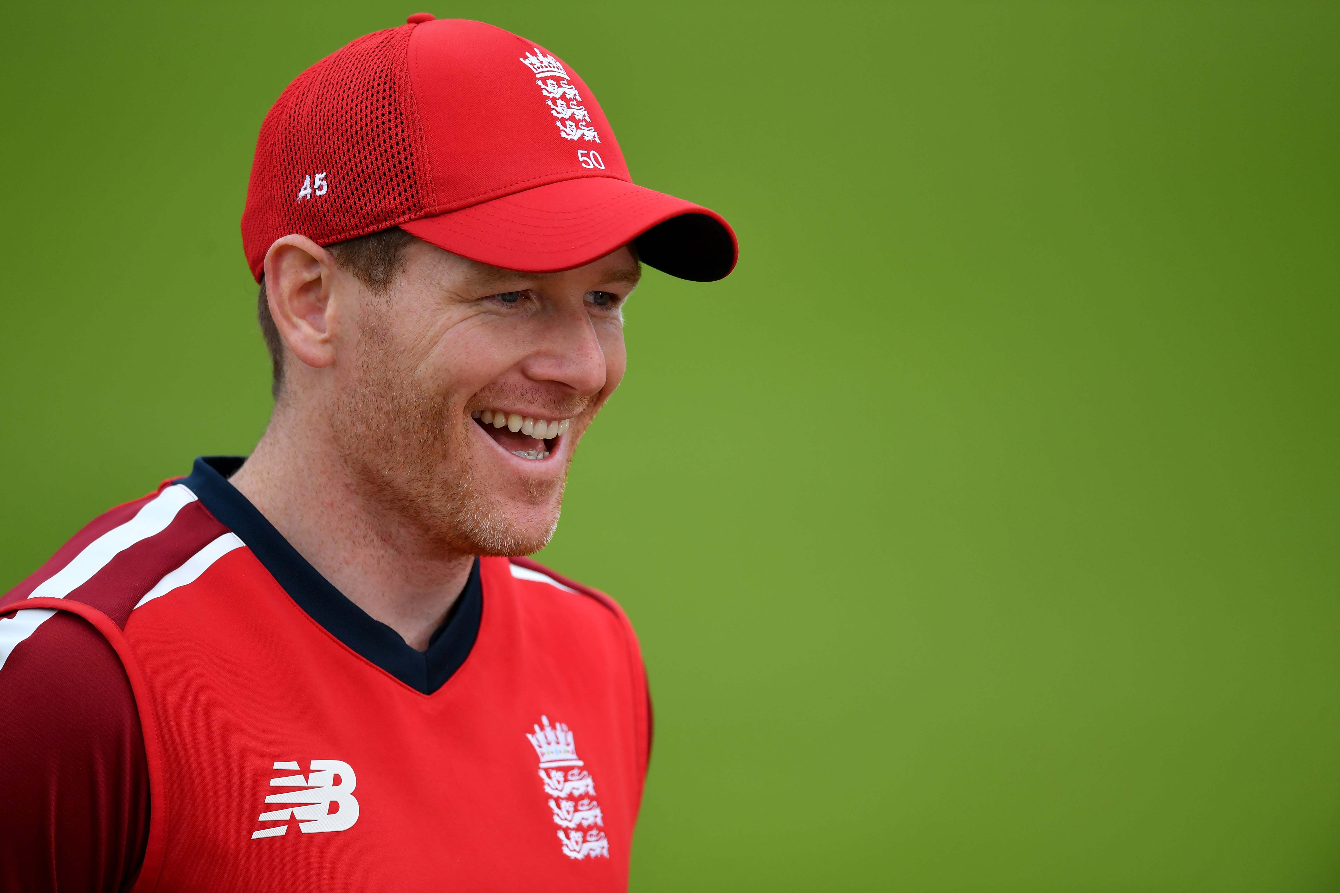 Eoin Morgan in action for England