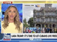 Lara Trump likens struggles of Cuban people to Donald Trump being removed from Twitter