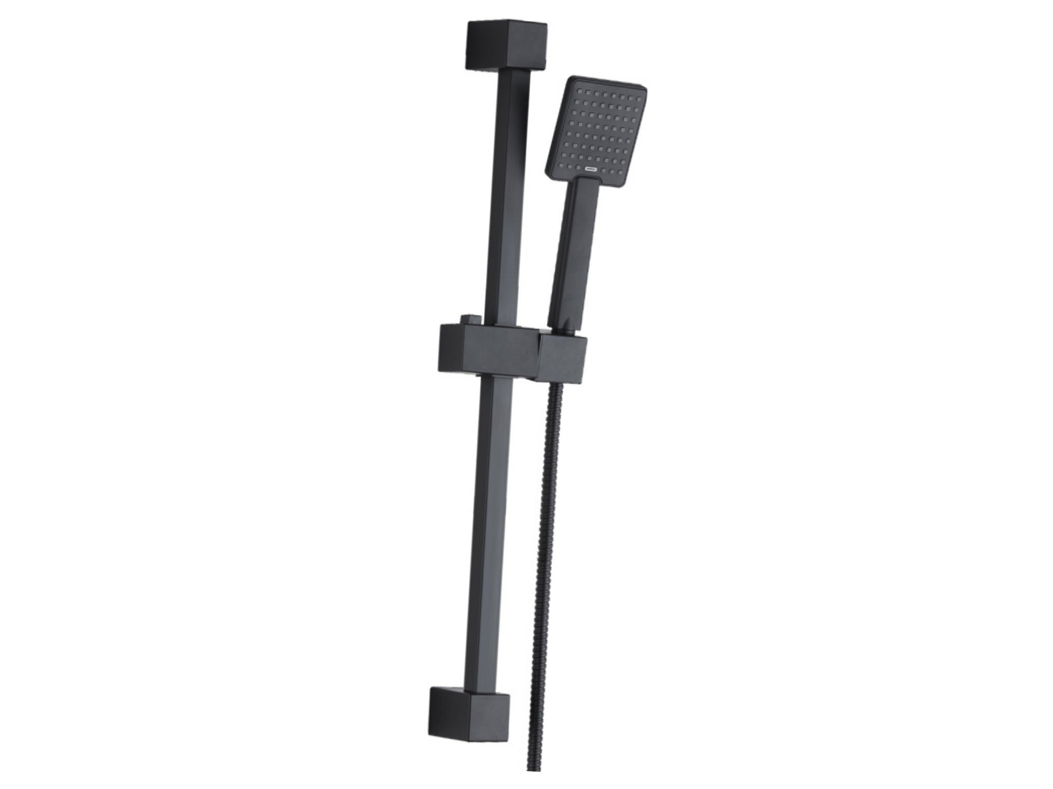 Harbour status matt black shower rail kit indybest