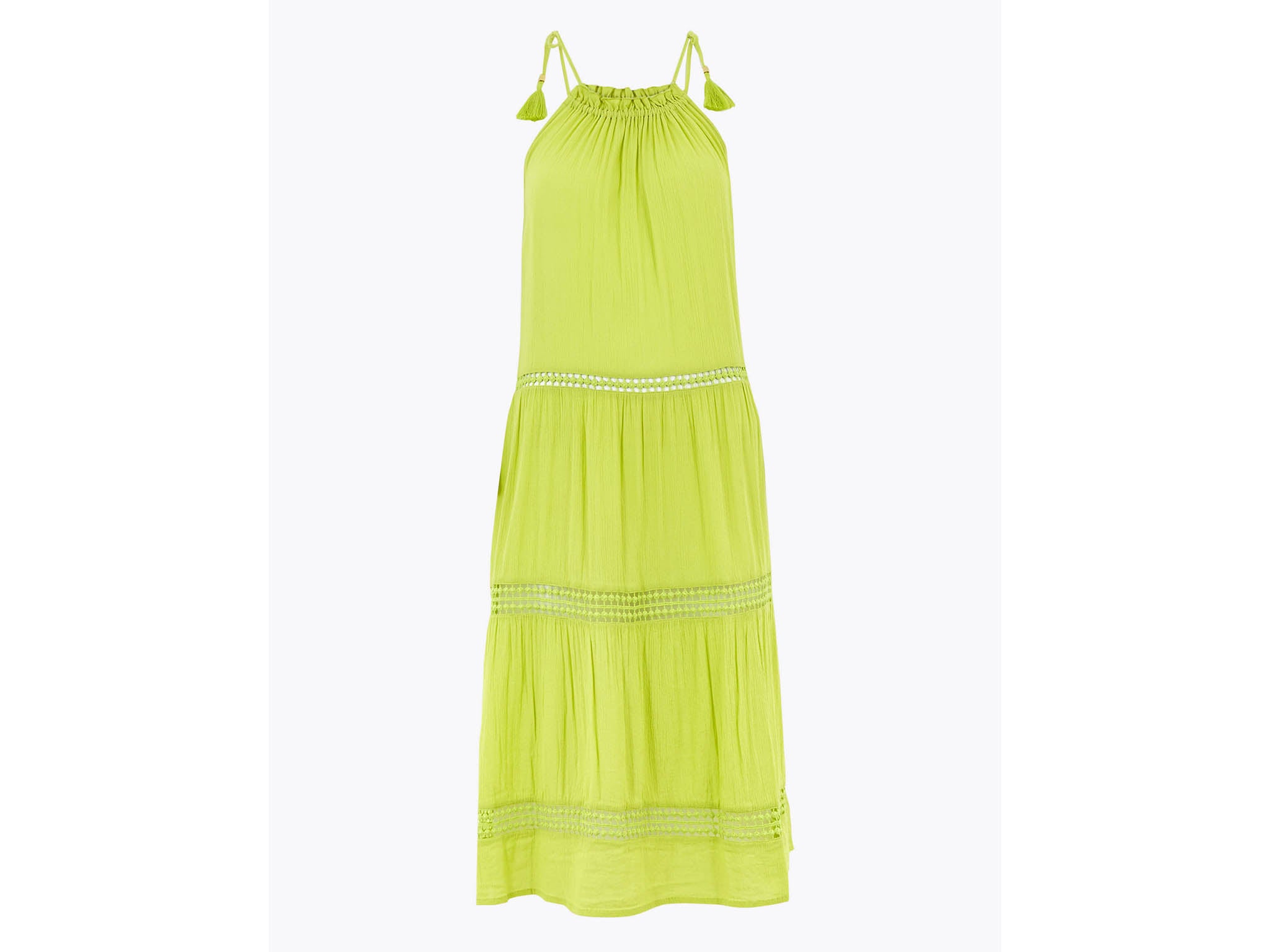 M&S cotton rich midi slip beach dress: Was £25, now £14.50, Marksandspencer.com