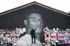 Rashford graffiti not thought to be racially motivated, police say