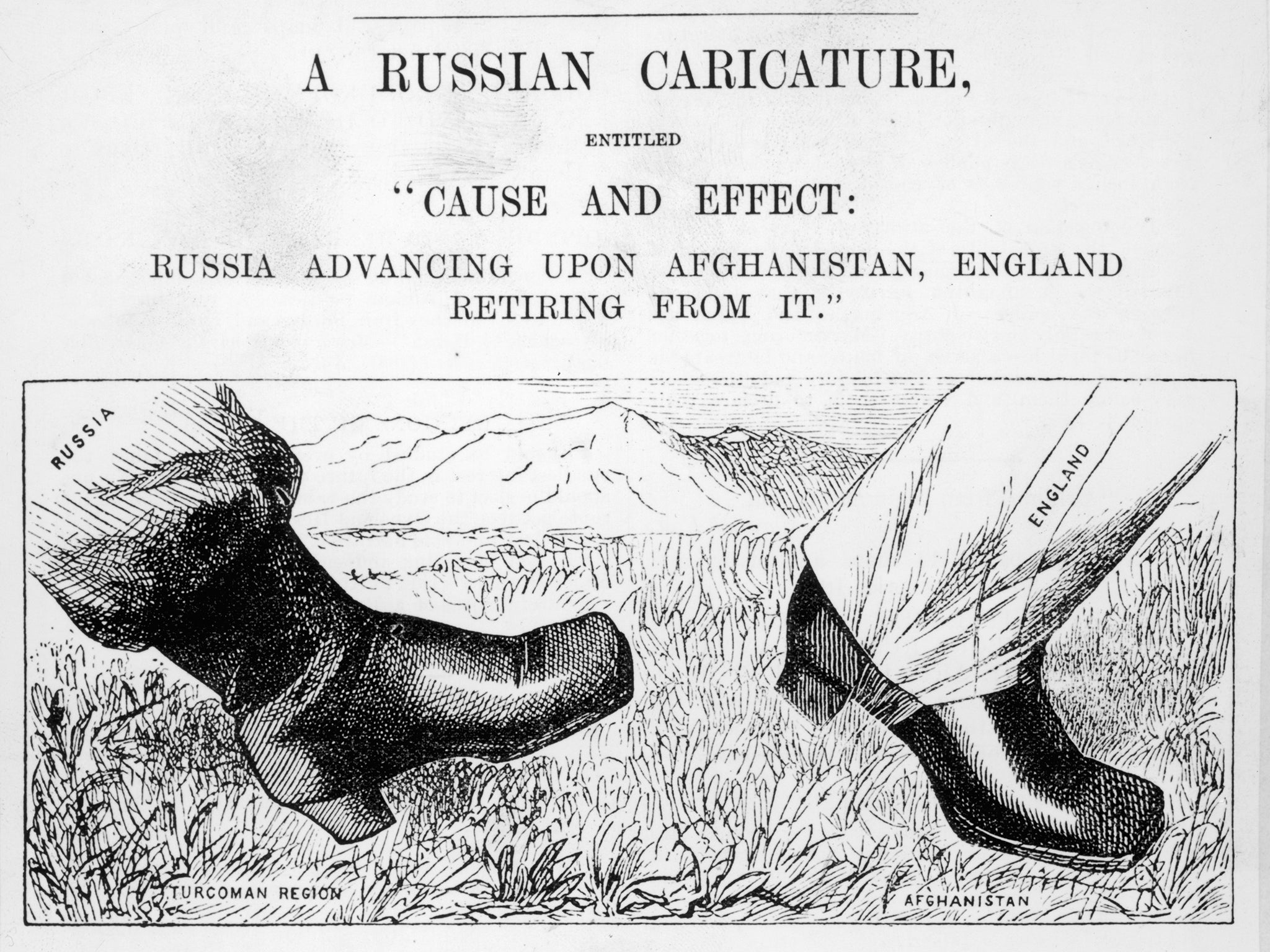 From the St Petersburg journal, 1881: as Russia sets foot in Afghanistan, England retires from it