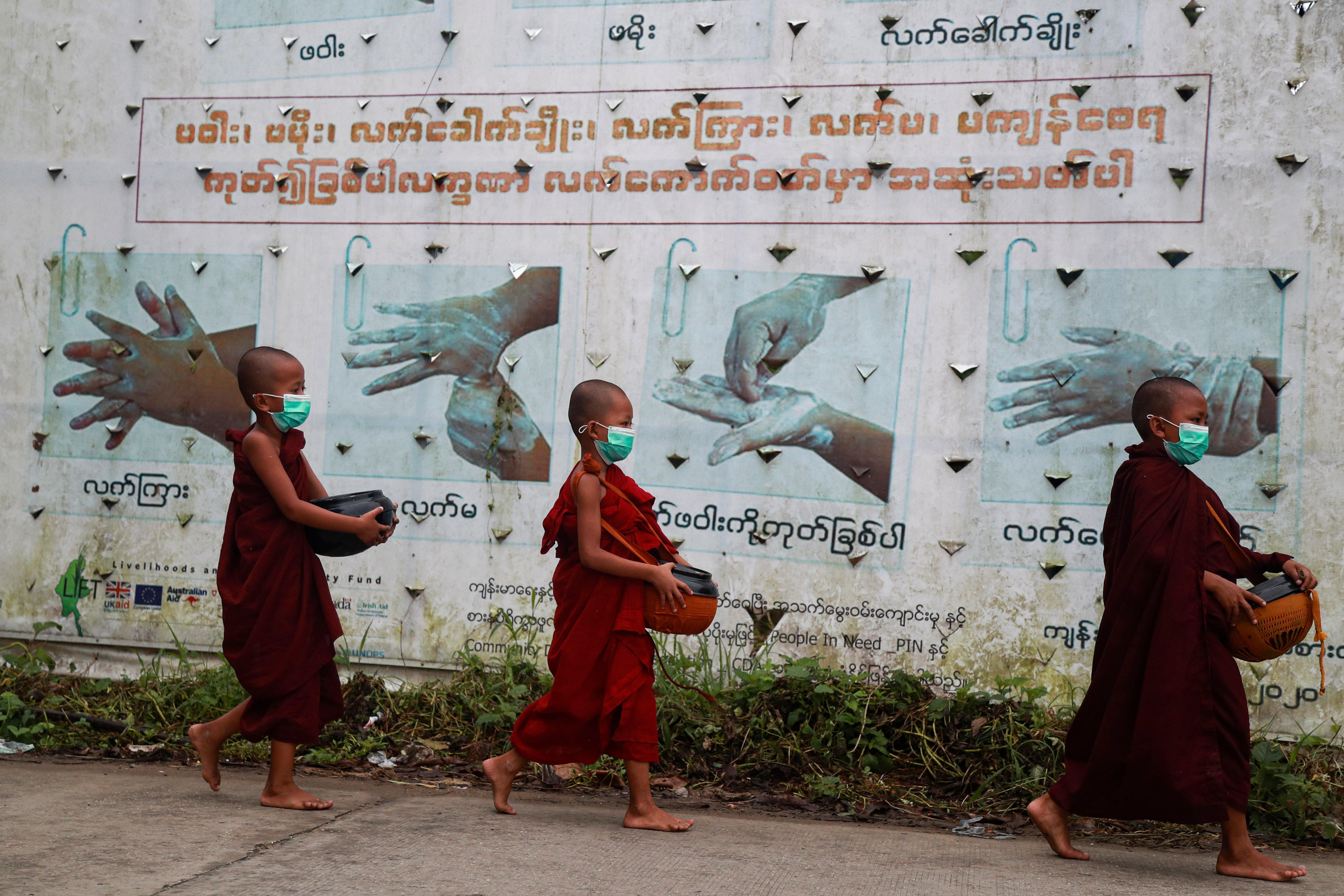 APTOPIX Virus Outbreak Myanmar Daily Life