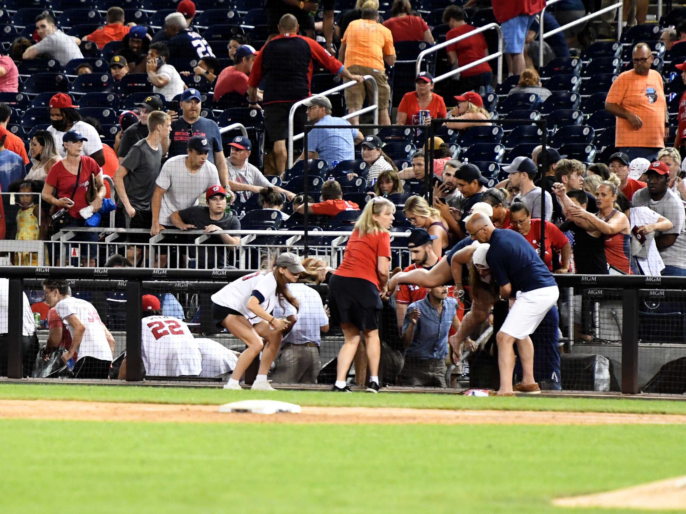Washington Nationals Park shooting: Four people shot outside baseball stadium