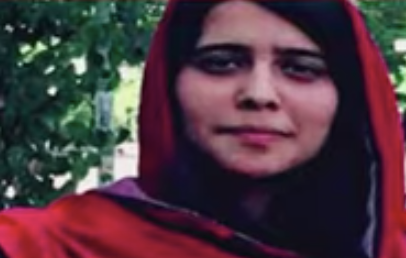 Screengrab: Silsila Alikhil, 26, daughter of Afghanistan’s ambassador to Pakistan, Najibullah Alikhil was kidnapped and tortured before being released by unknown abductors