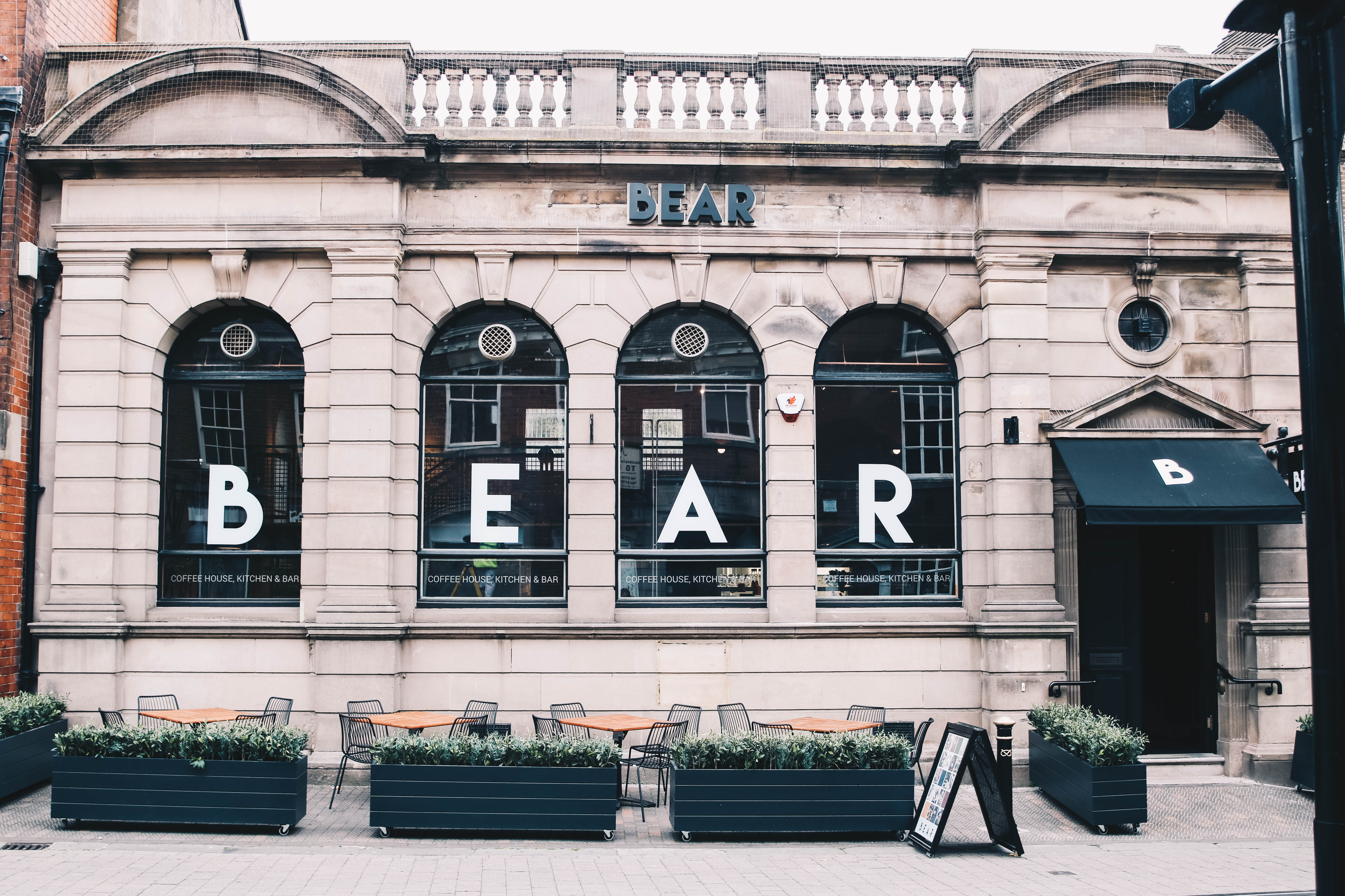 A BEAR coffee shop