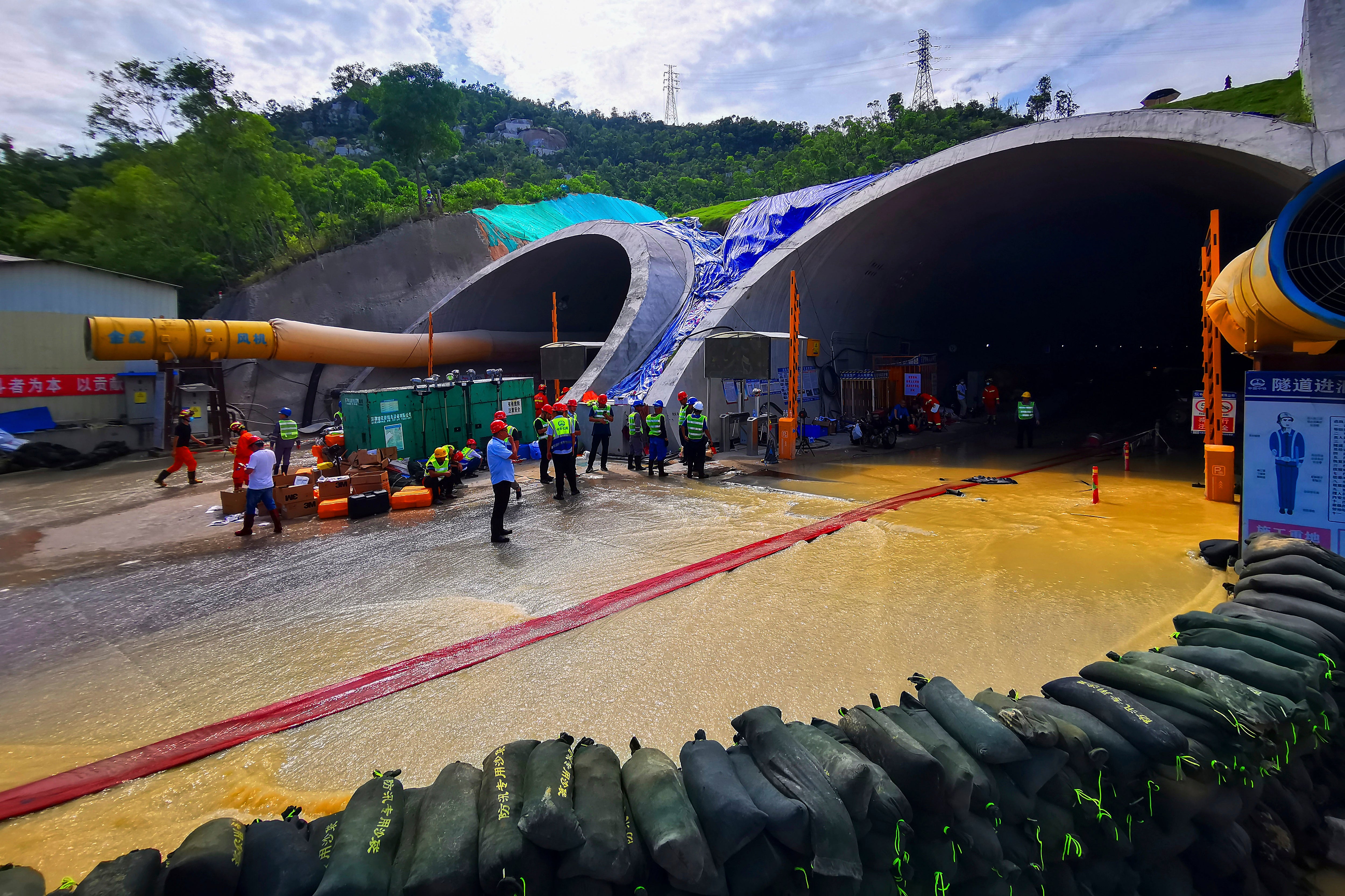 China Tunnel Flood