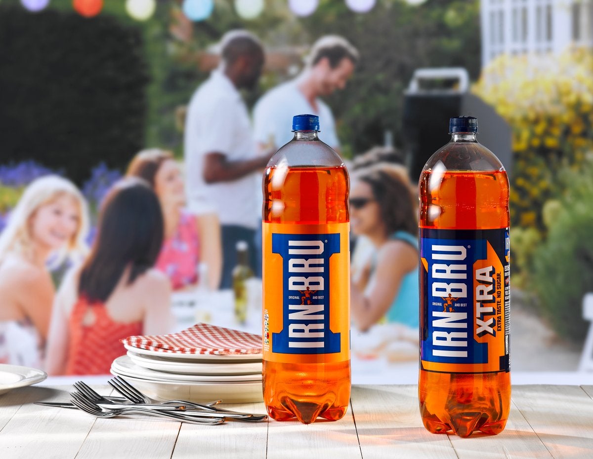 Bottles of Irn-Bru