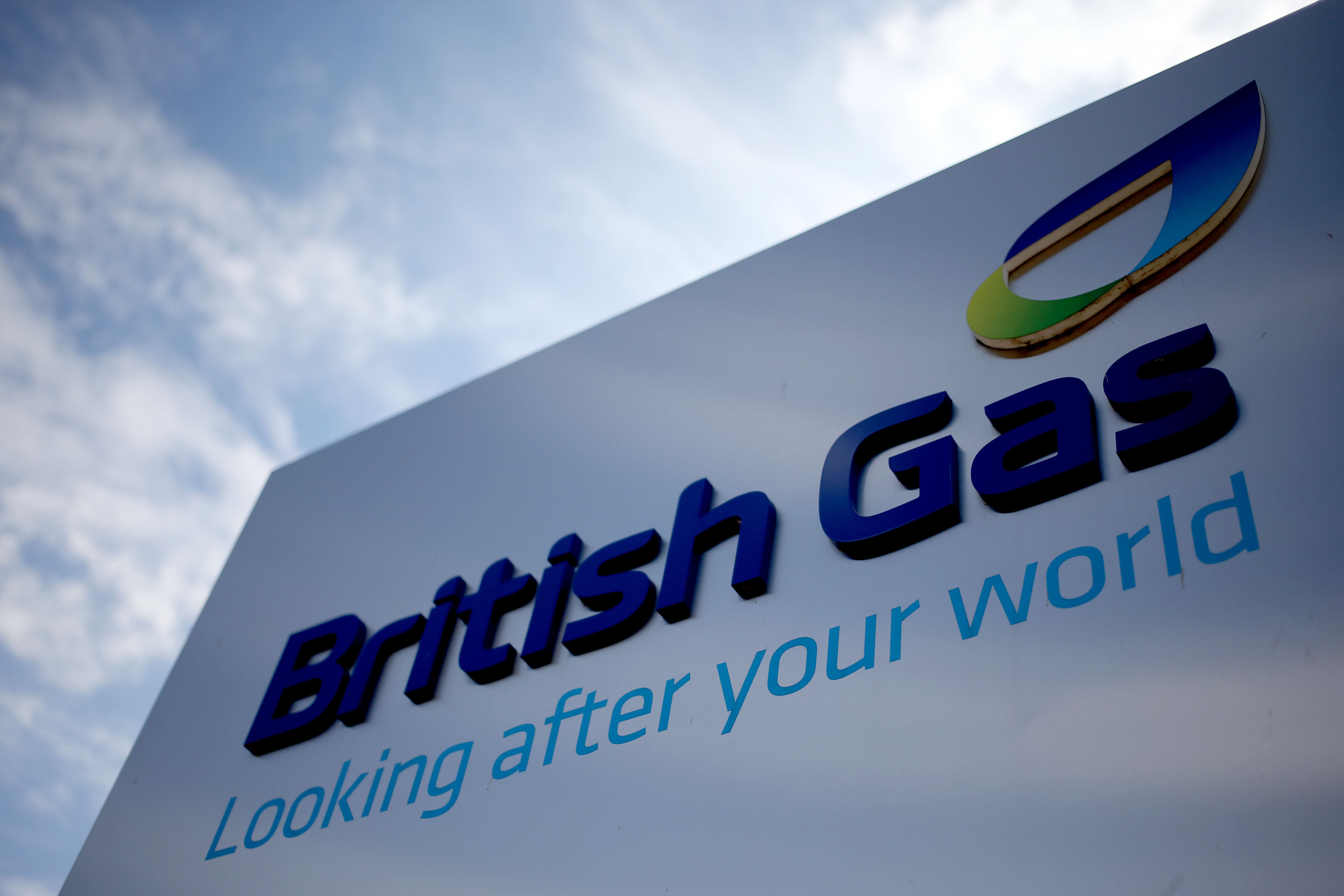 A British Gas sign