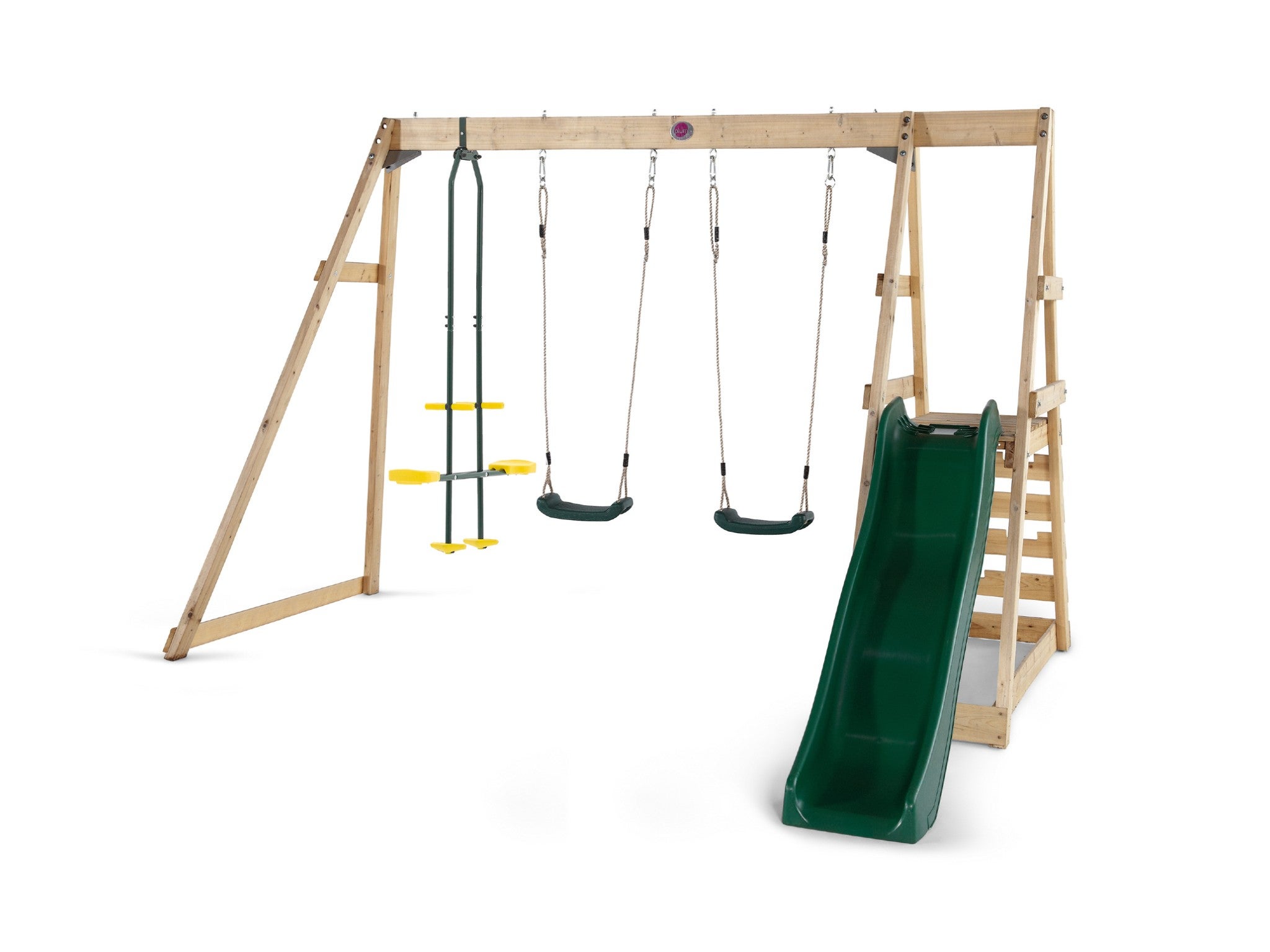 Plum mandrill wooden climbing frame indybest