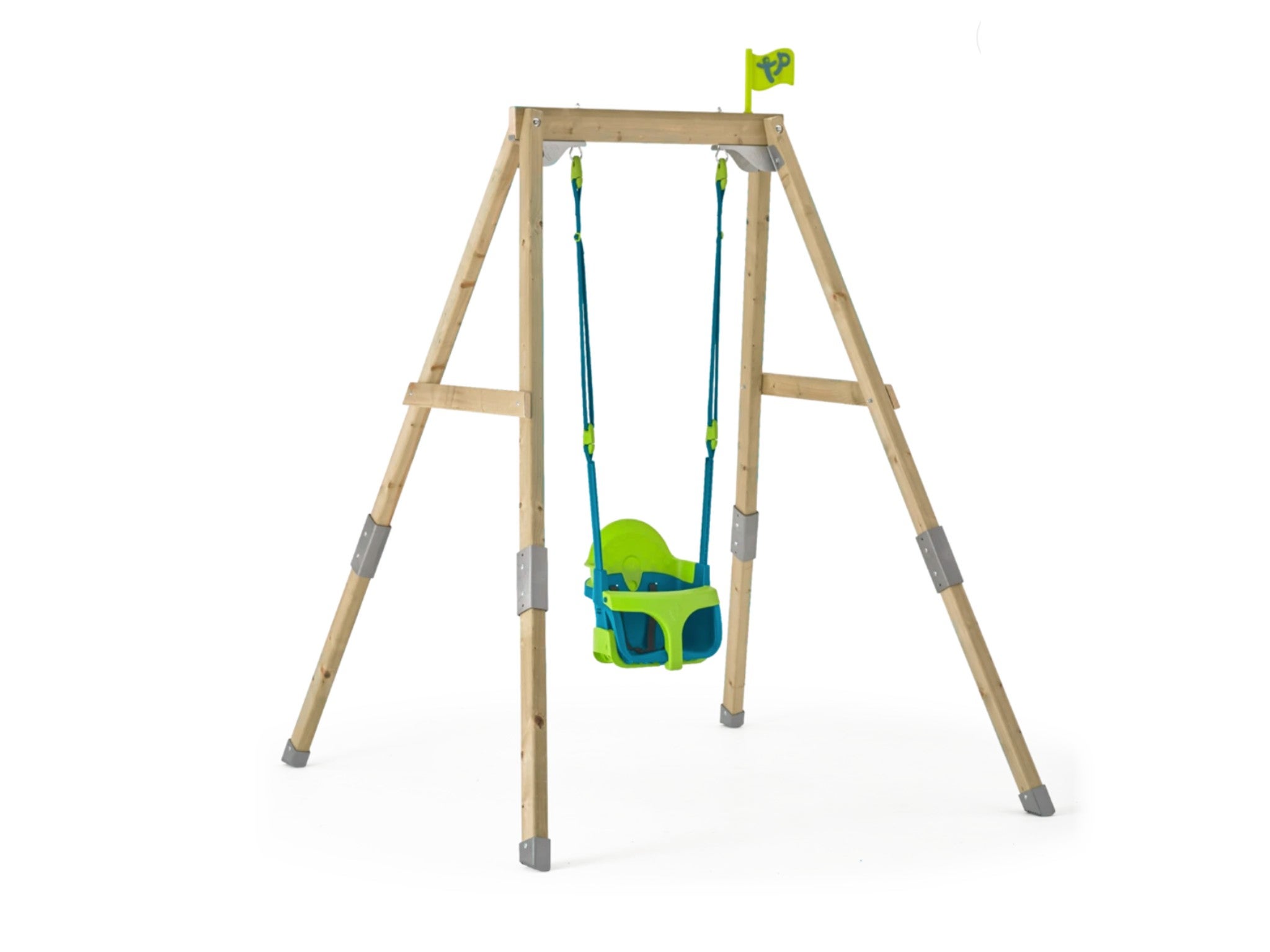 TP Forest acorn growable swing set with quadpod  indybest