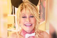 Dolly Parton shares rare glimpse of husband Carl as she recreates 1978 Playboy shoot