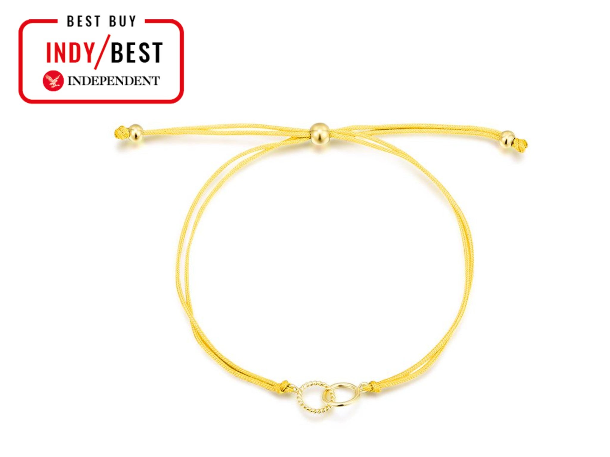 Edge Of Ember yellow friendship bracelet indybest