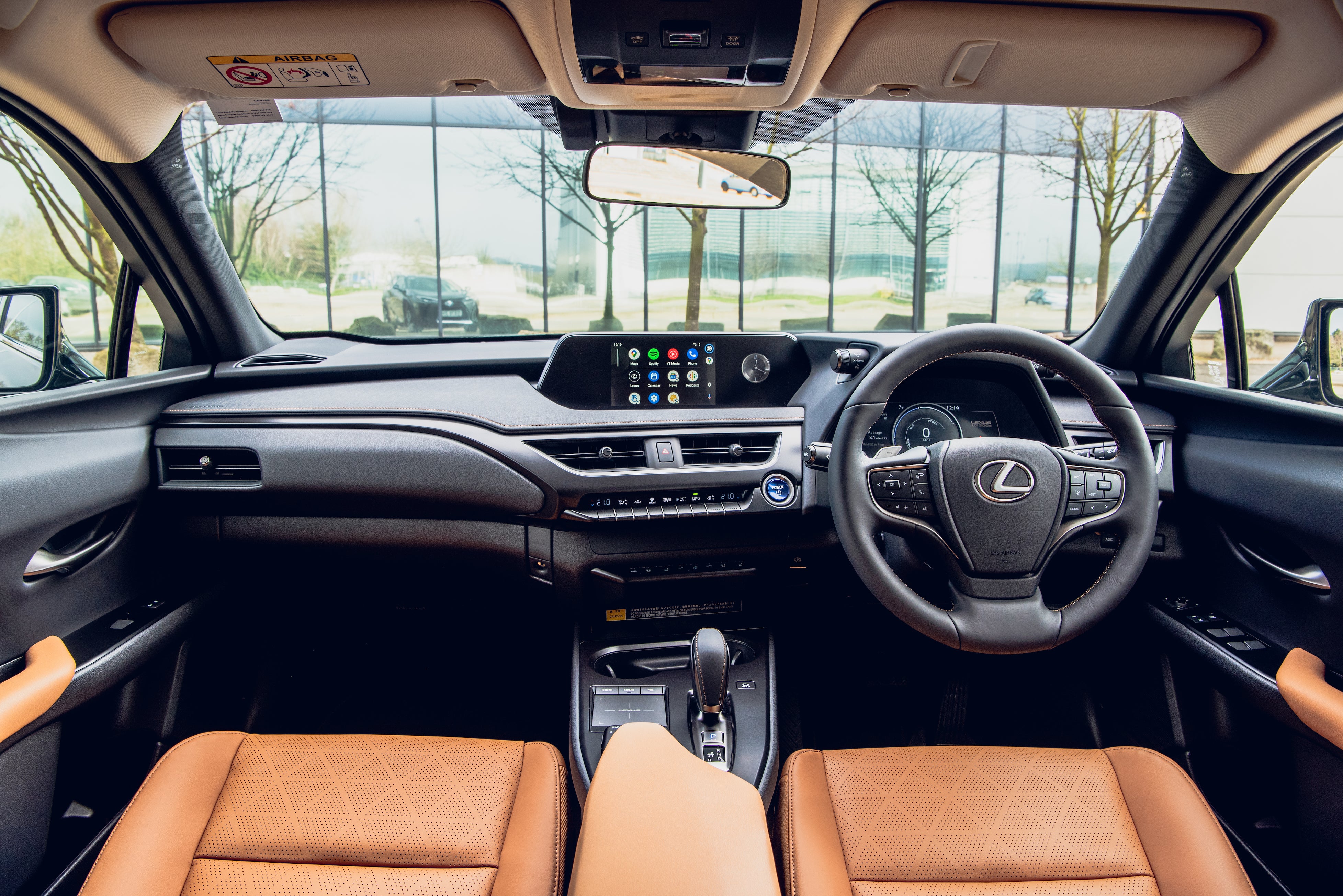 The touch pad between the front seats that can control the screen takes some getting used to