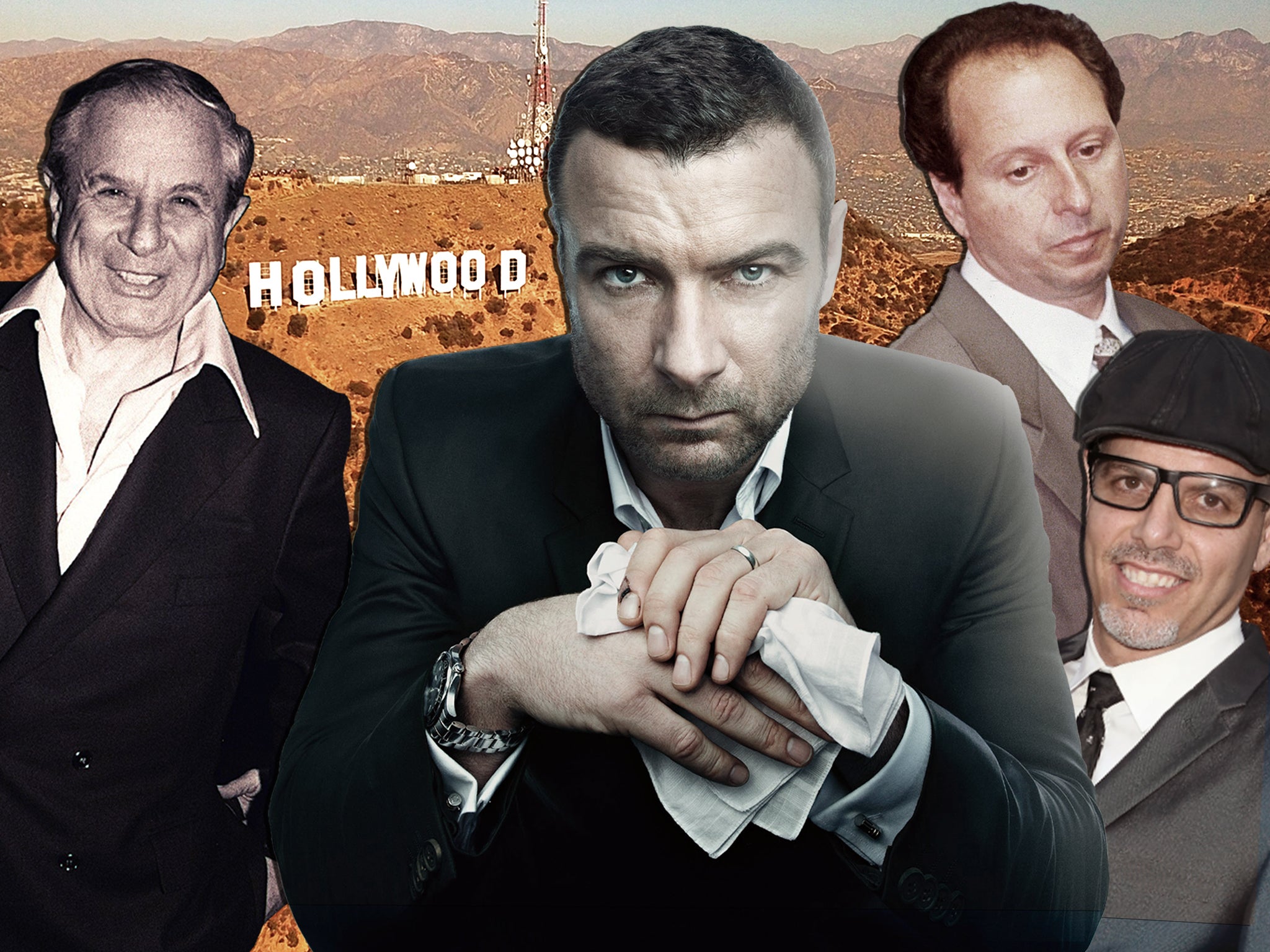 From left: David Begelman, Ray Donovan (fictional), Anthony Pellicano and Dillon Jordan