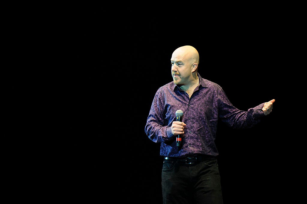 Andy Parsons performing at the Hammersmith Apollo in London