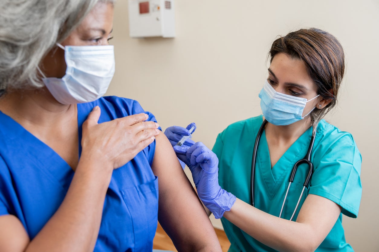 Around 70 per cent of New York City hospital workers have been vaccinated