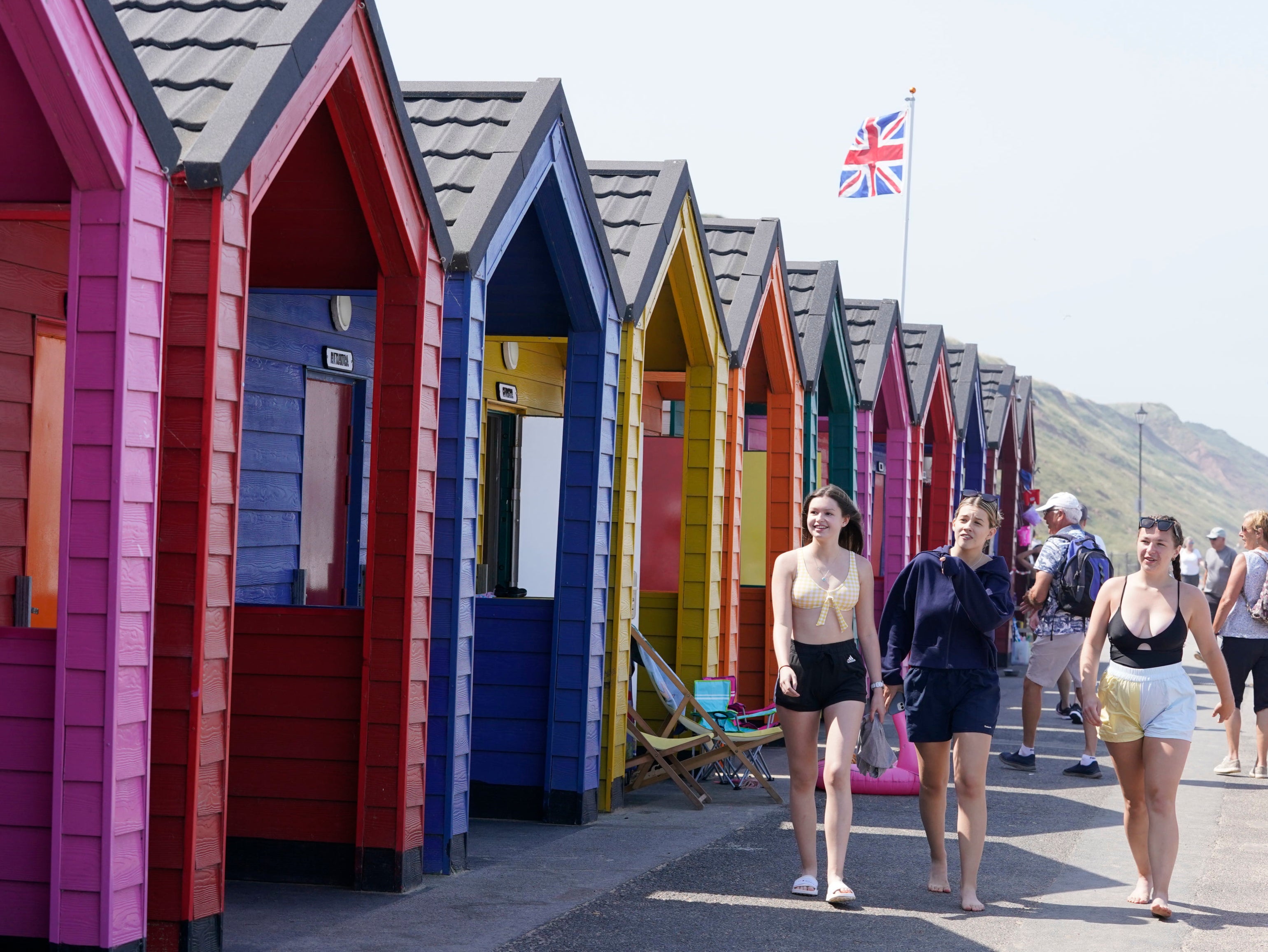 The top temperature in England on Thursday was 30.7C