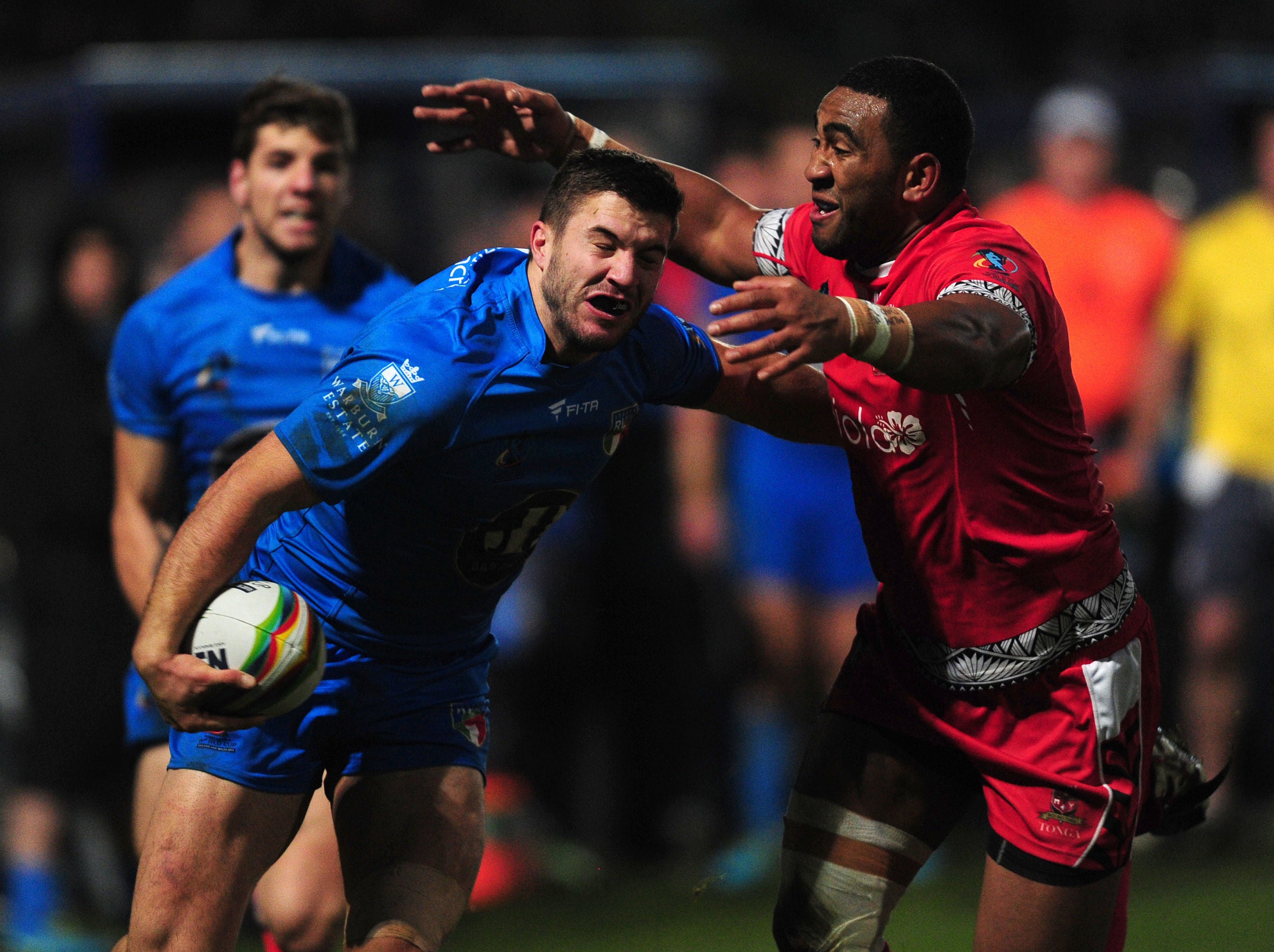 Australia full-back James Tedesco is pictured playing for Italy in the 2013 World Cup and he could be back playing for Azzurri this year (PA Archive)