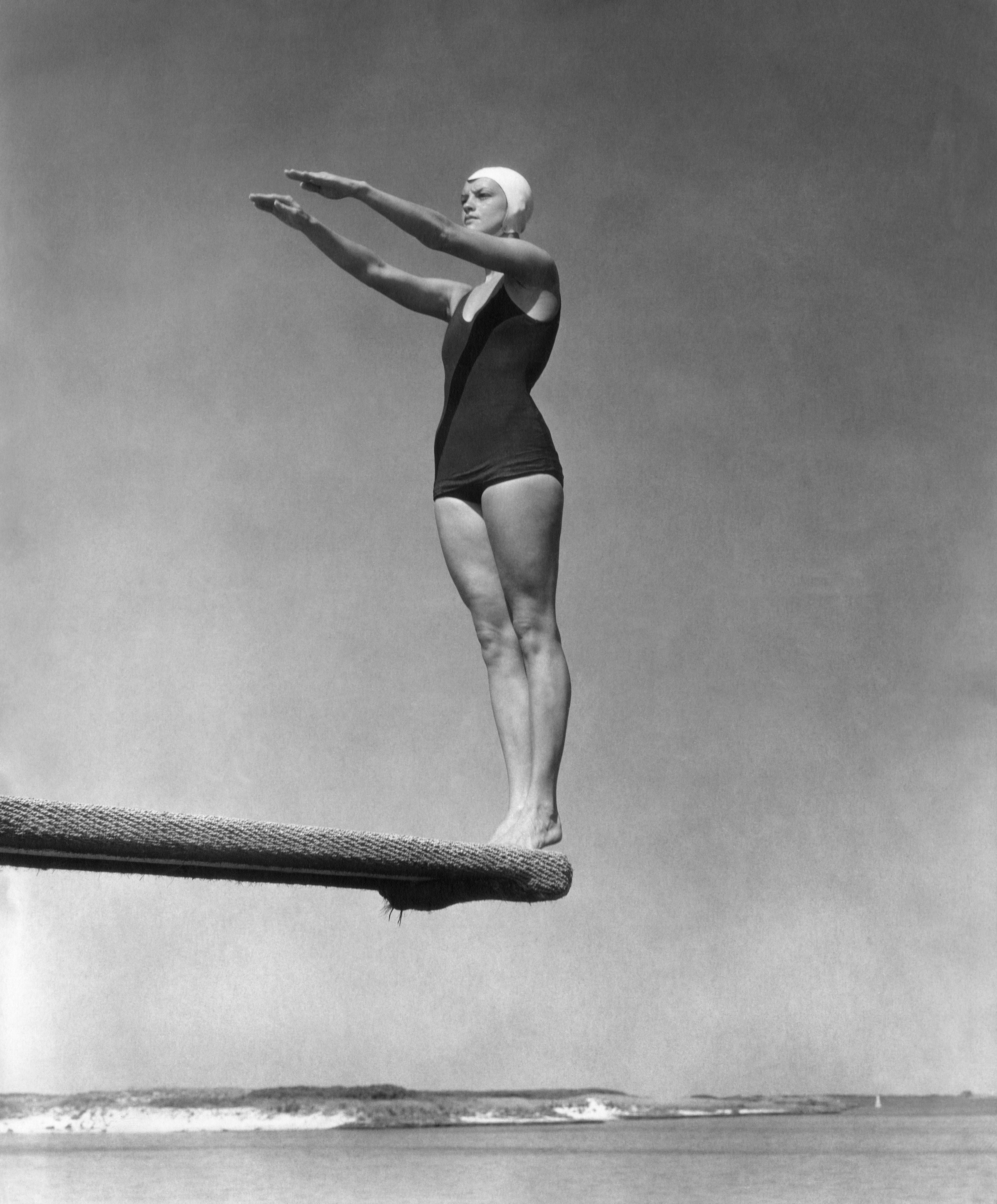 American Olympic diver Jane Fauntz, 1932